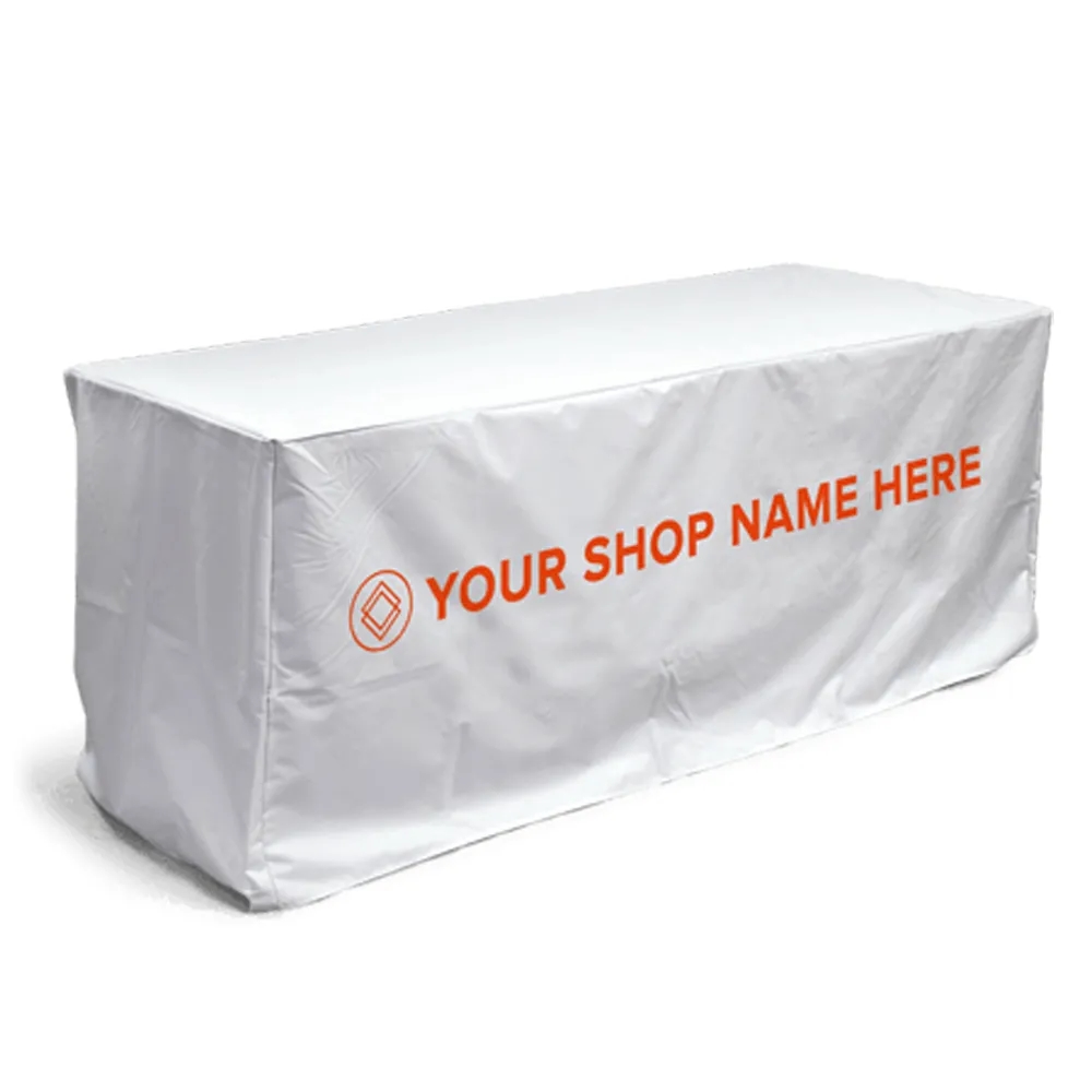 Custom Trade Show Sublimation Printed Logo 6FT Table Cover 6