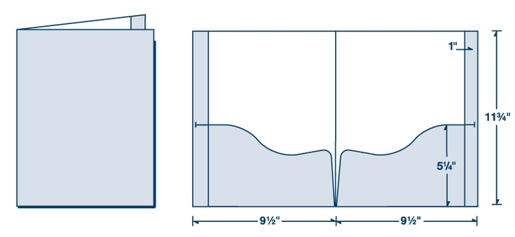 Reinforced Edge Presentation Folders 5