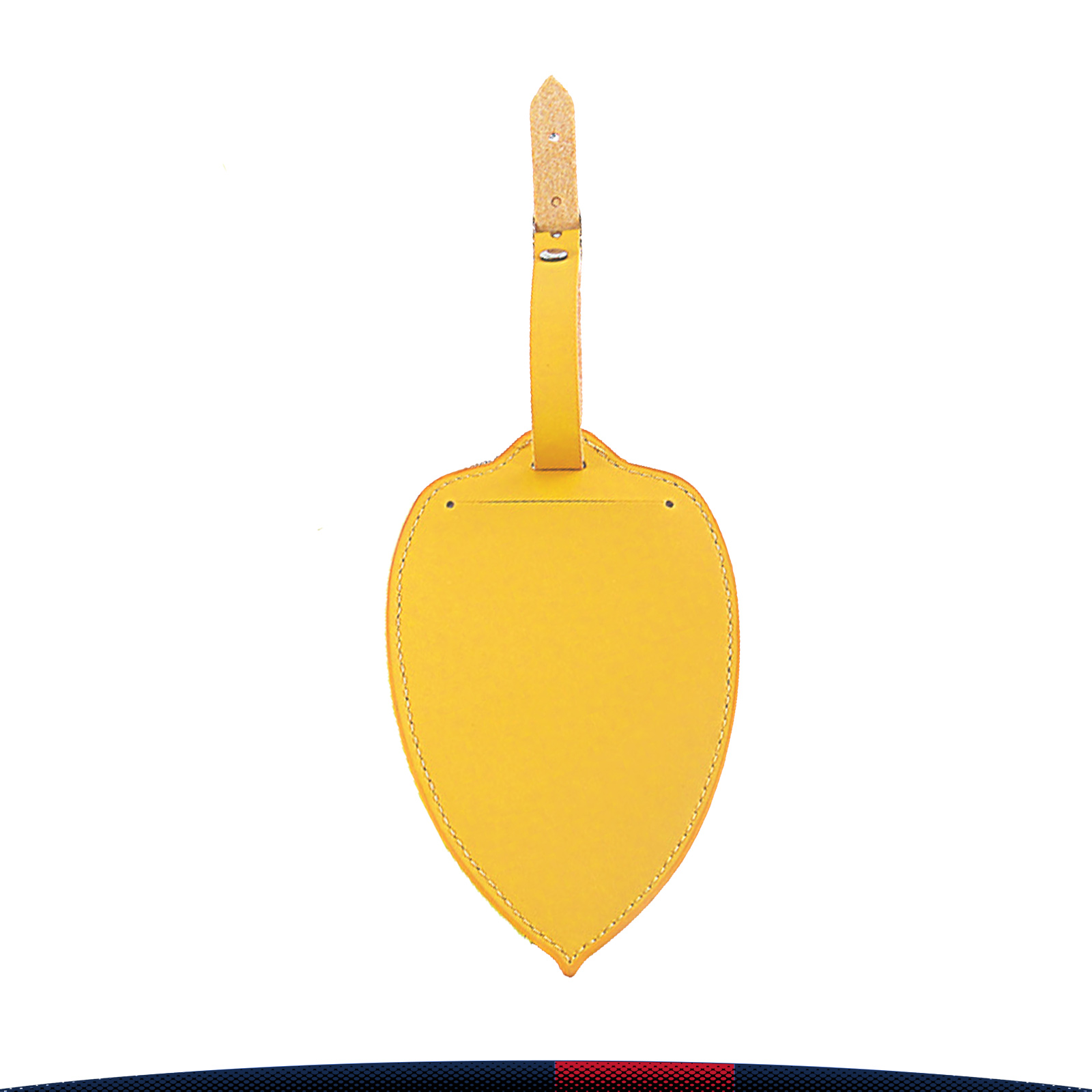 Olivet Leaf-Shaped PU Leather Luggage Tag 3