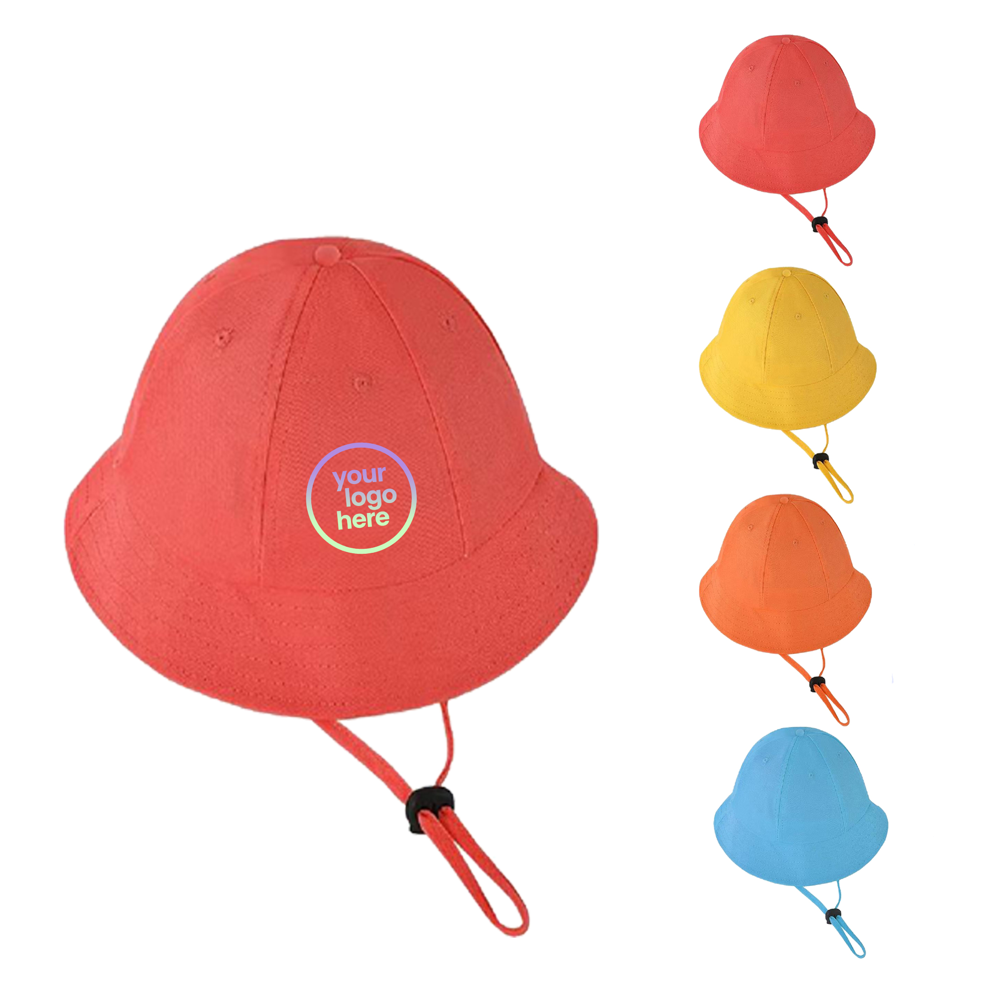 MOQ:10pcs Children's Sun Protection Bucket Hat 2