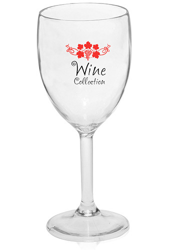 10 oz. Plastic White Wine Glasses