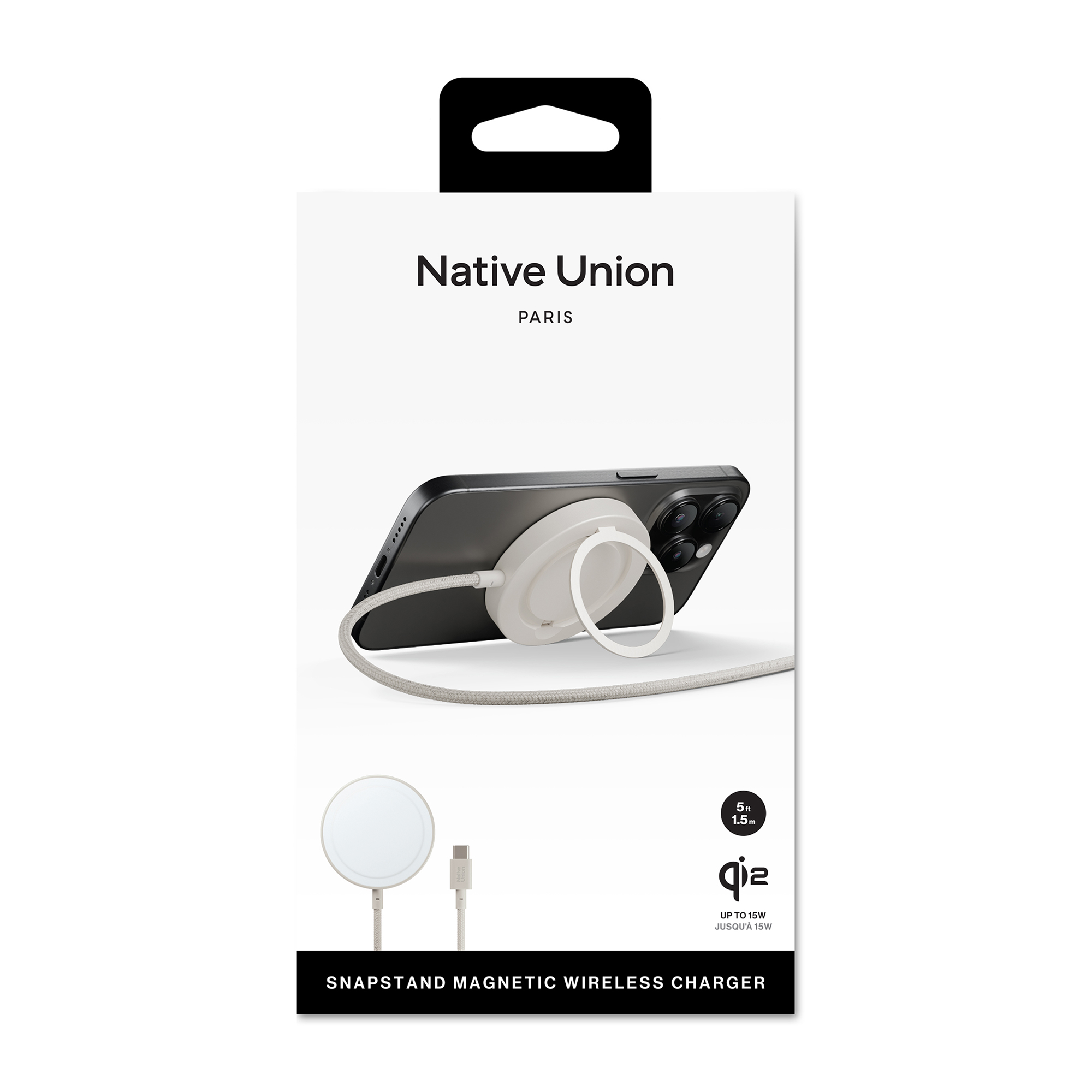 Native Union Snapstand Qi2 Wireless Charger 3