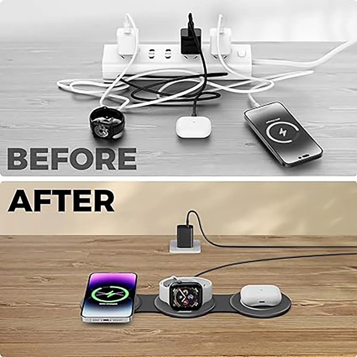 3 in 1 Magnetic Foldable Wireless Charging Station 4