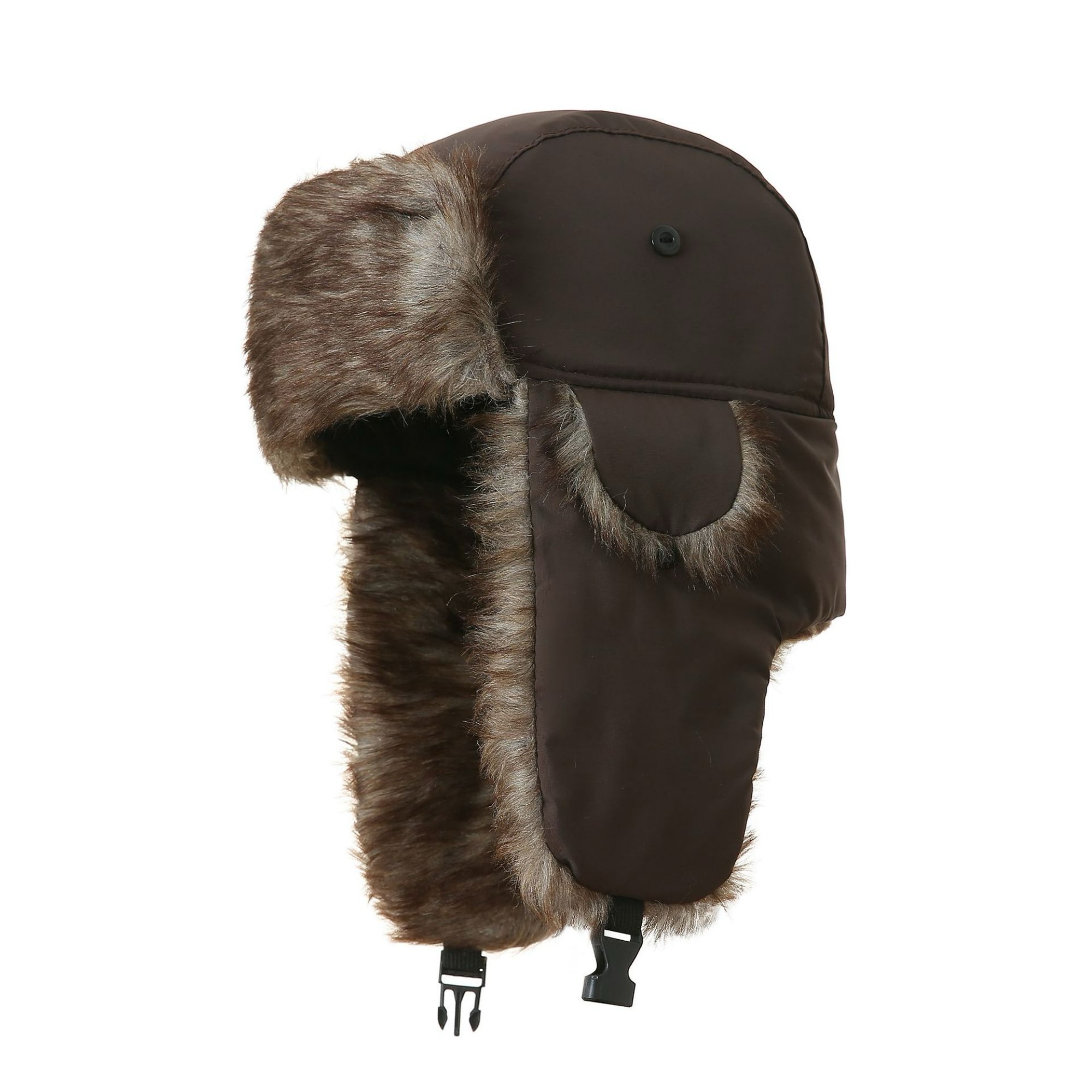 Insulated Faux Fur Aviator Hat for Snowy Conditions 2