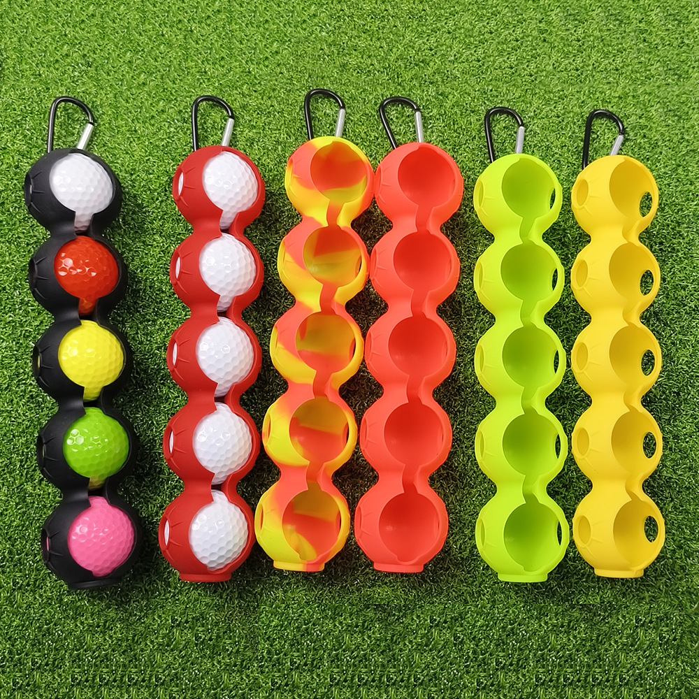 Silicone Pouch Golf Ball Holder 7