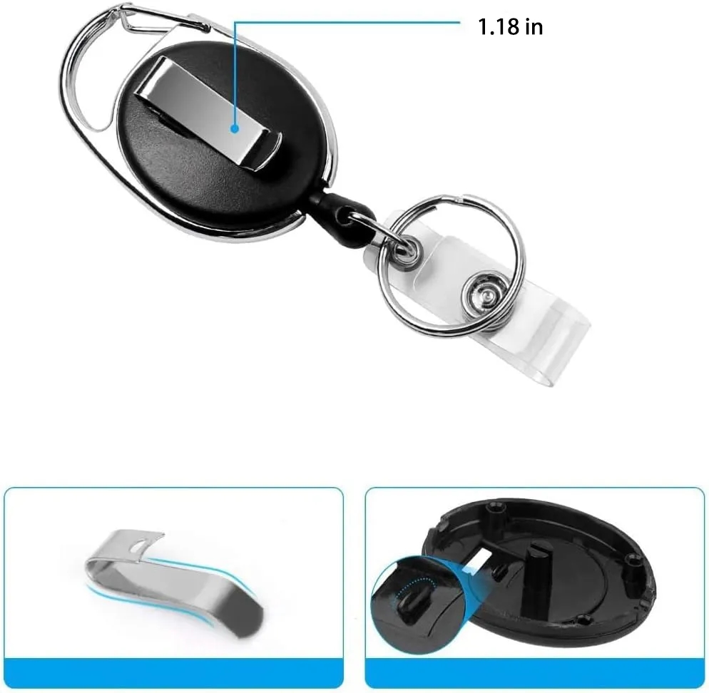 Double-Sided Multi-Position ID Card Holder 8