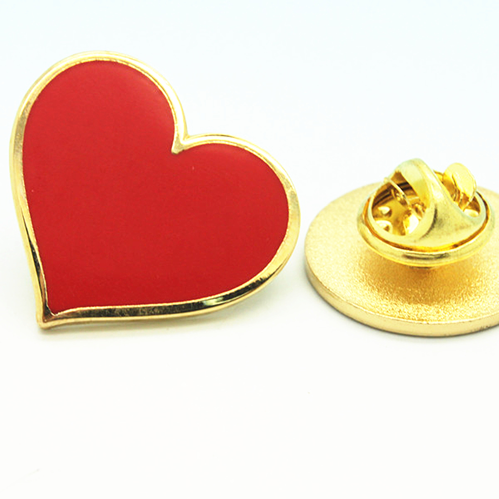 Heart Shape Lapel Pins 2