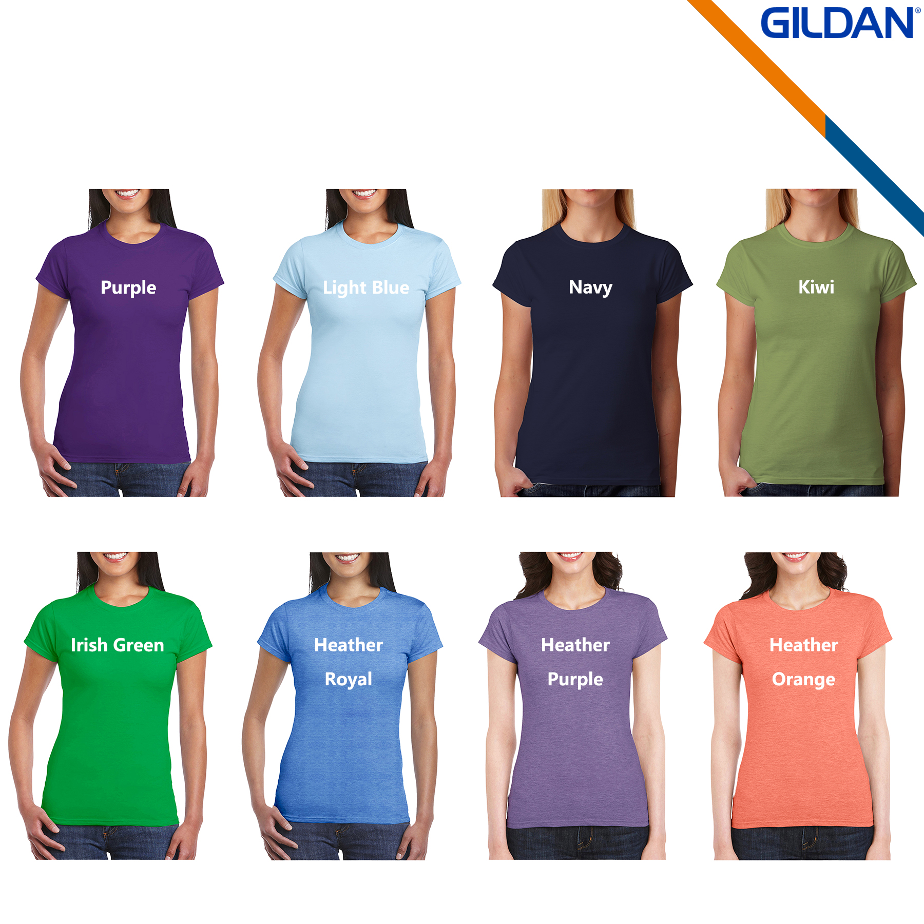 Gildan® 4.5 oz Cotton Preshrunk Ladies' Tees 1