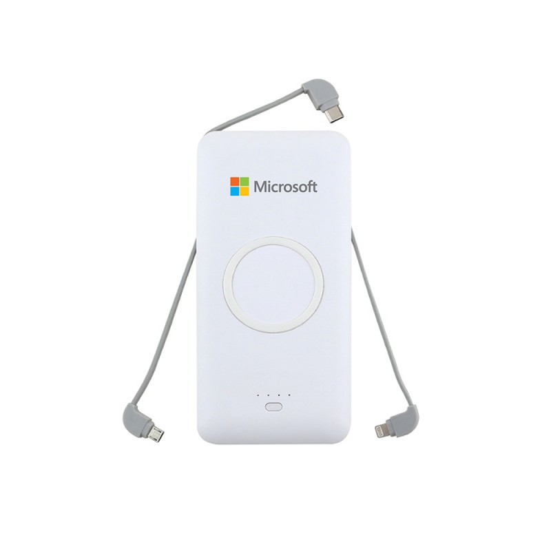 Chi-Charge Plus - 5,000 mAh Universal Power Bank with Wireless Charging 12