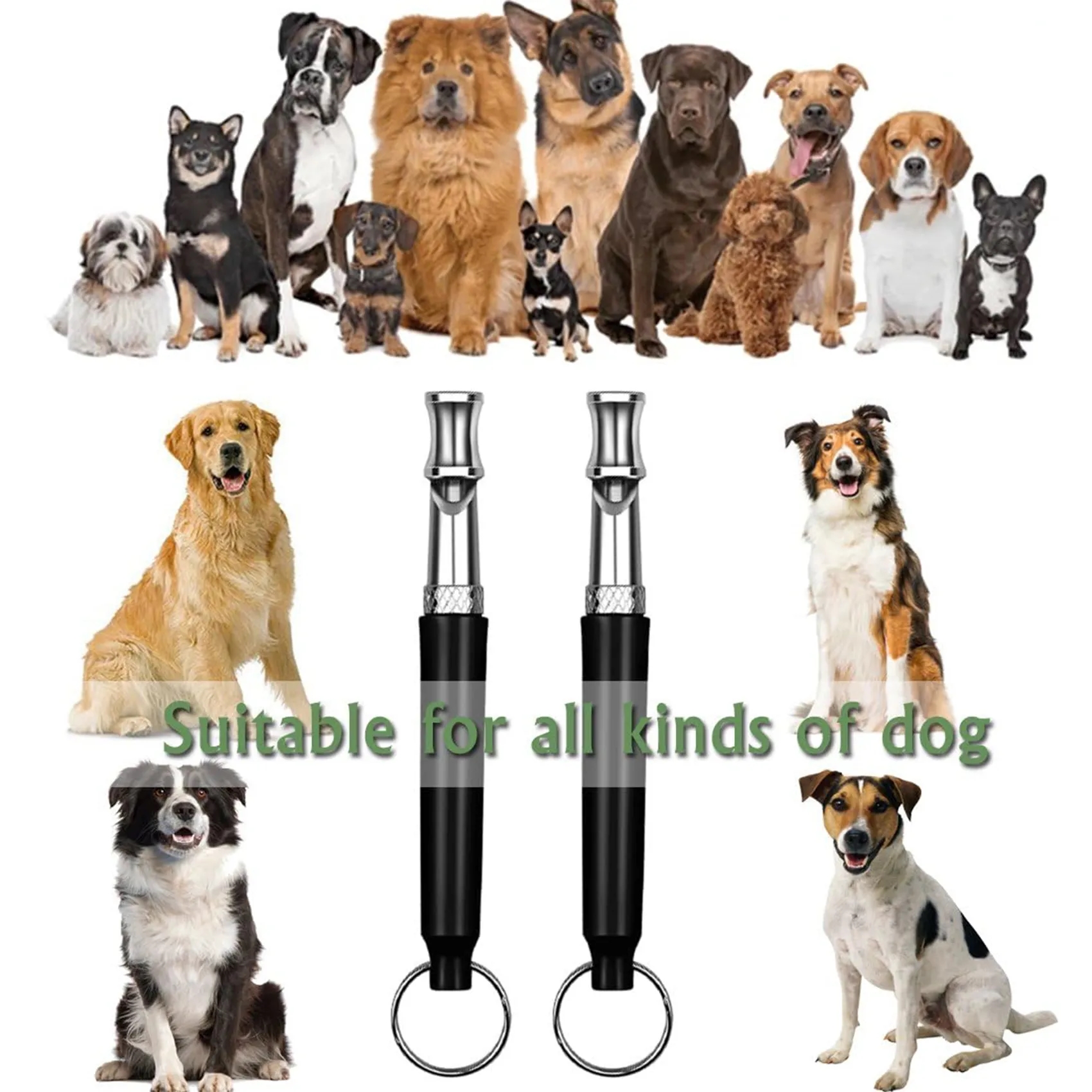 Adjustable Dog Training Recall Whistle 5