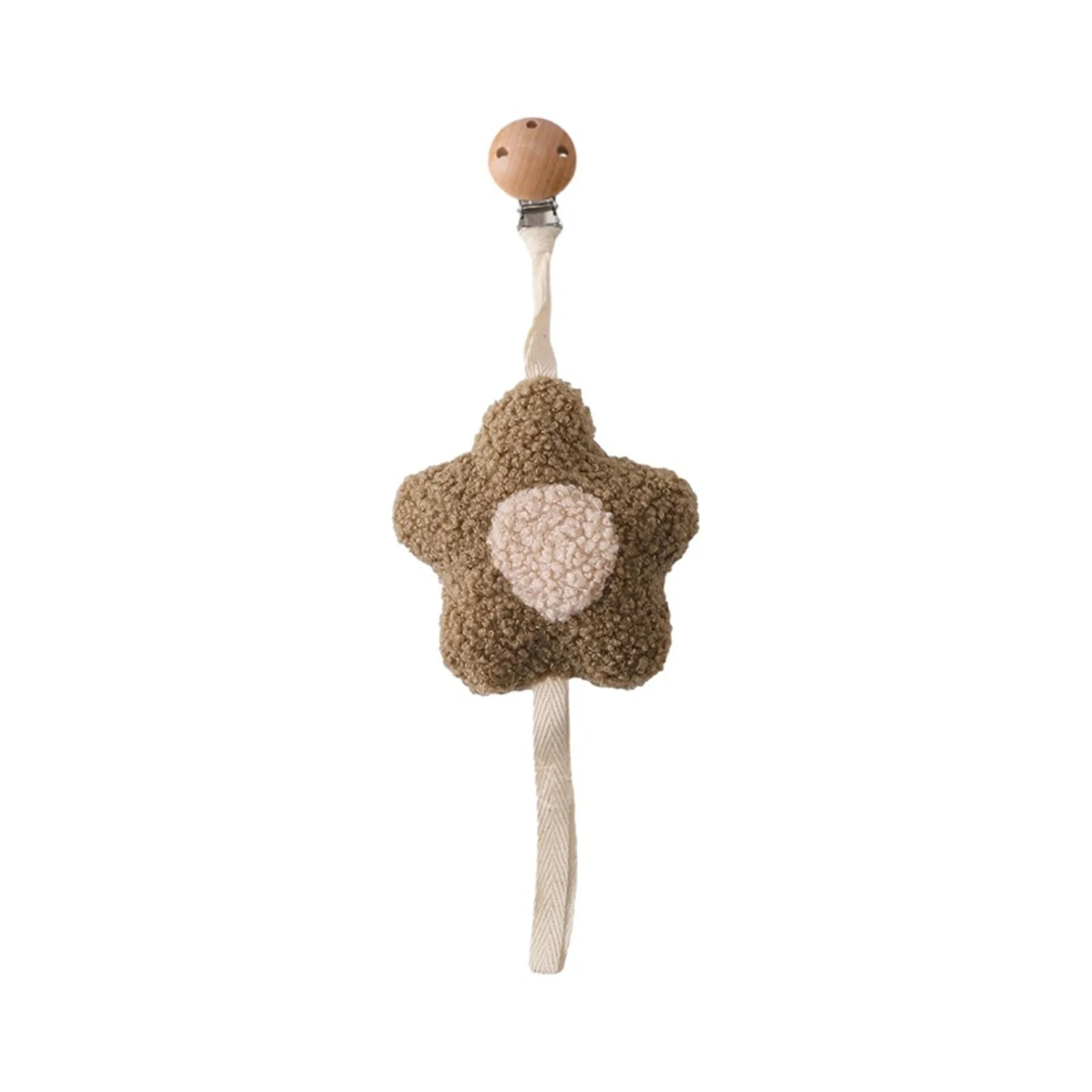 Flower Beech Pacifier Clip 3