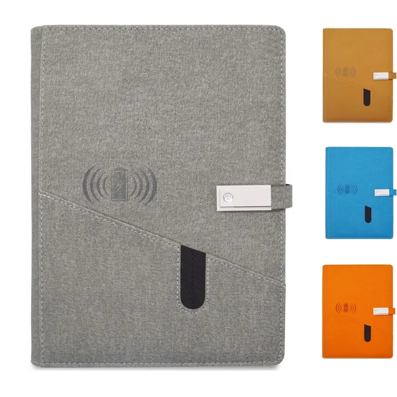 A5 Wireless Charging Notebook With Power Bank & U disk 2