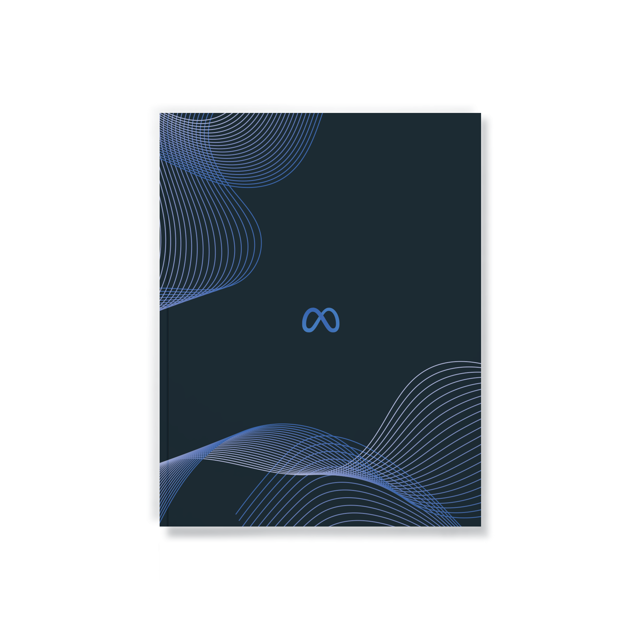 Full Color Custom Medium Softcover Layflat Notebook/Journal