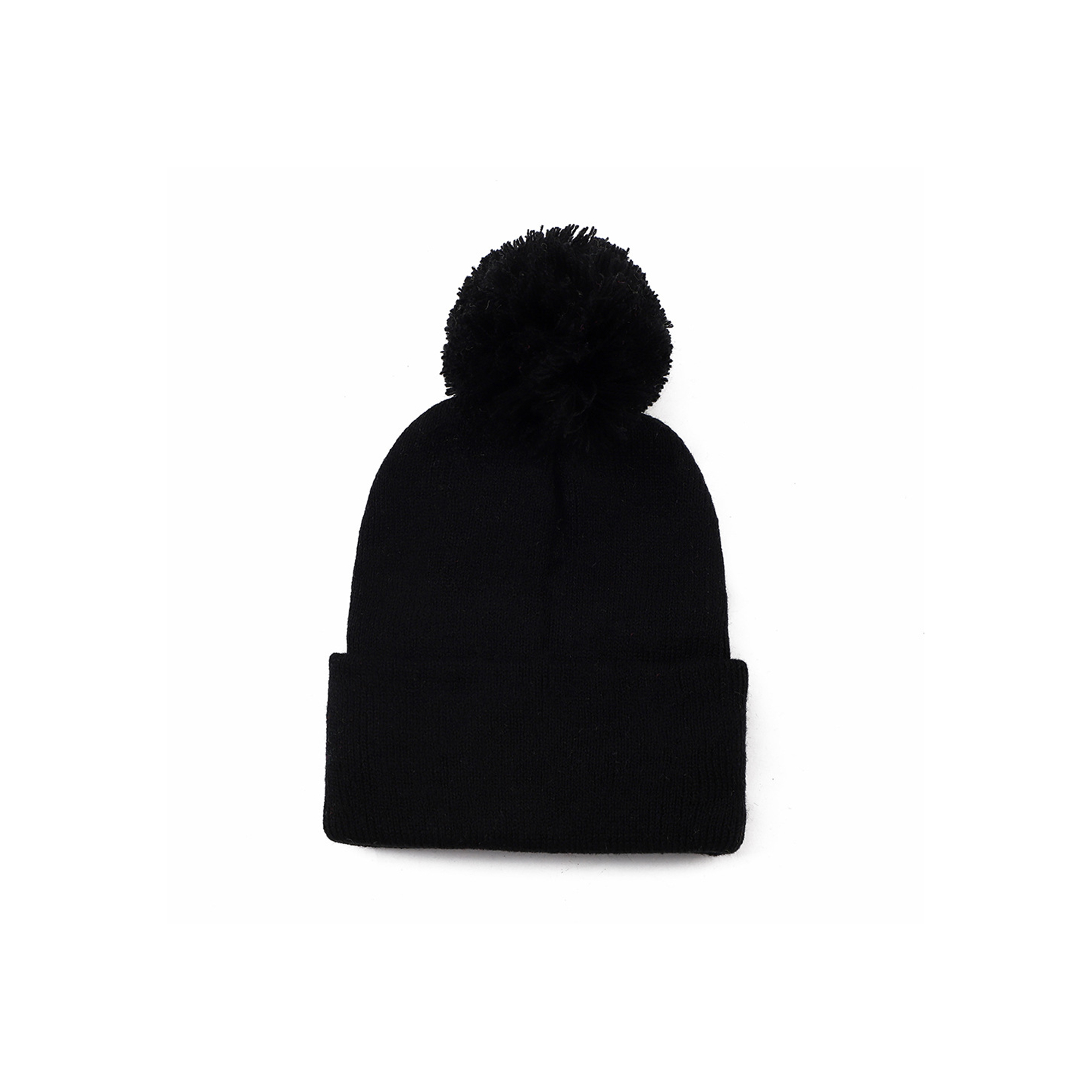 Knit Beanie With Pom Pom 9