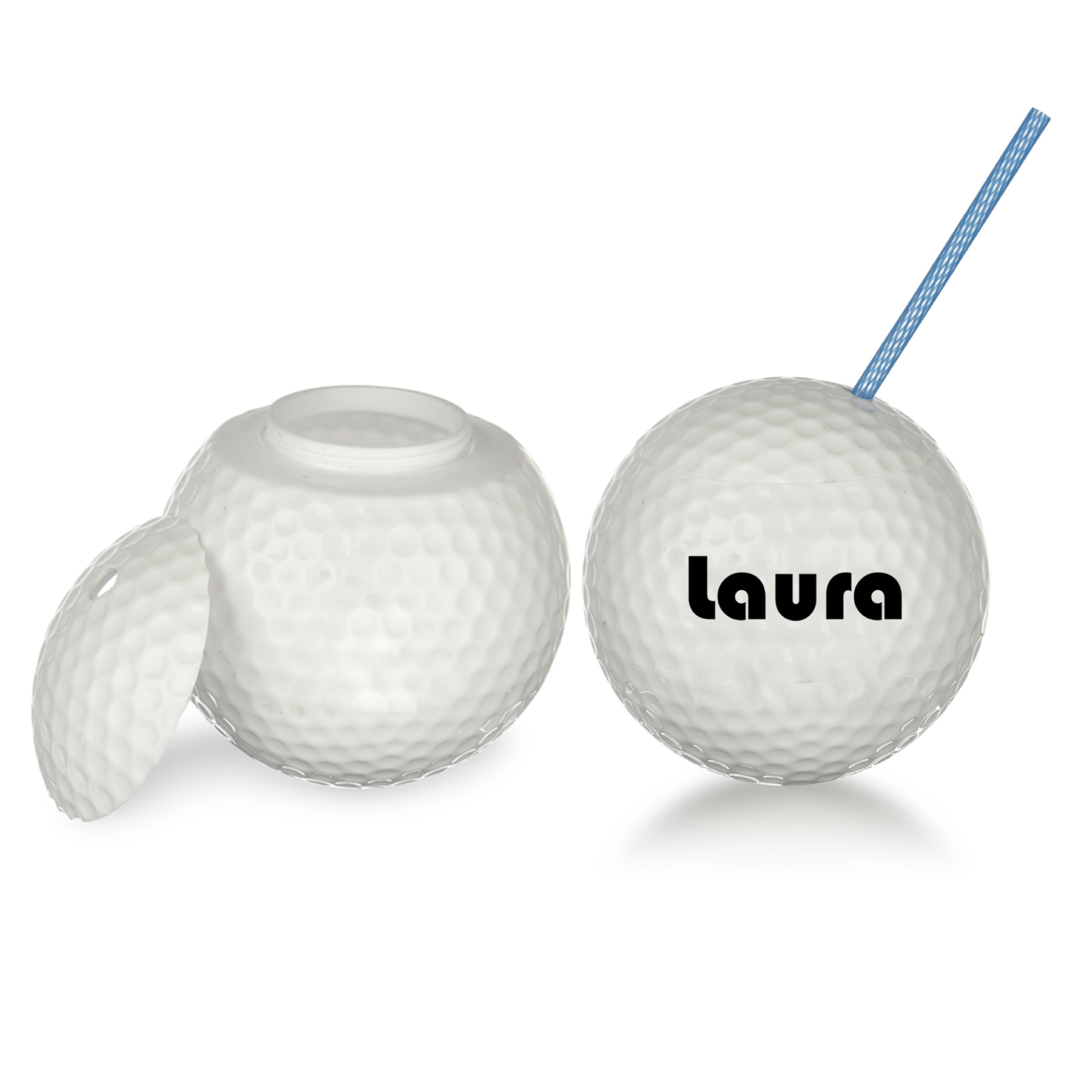 20oz Plastic Golf Ball Shaped Straw Cup 4