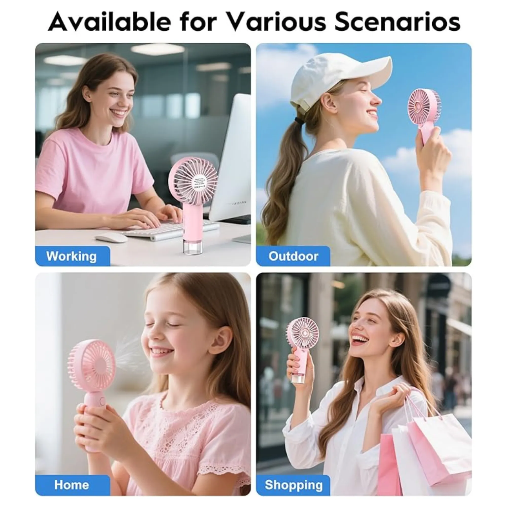 Portable Mist Handheld Fan Free Shipping 5