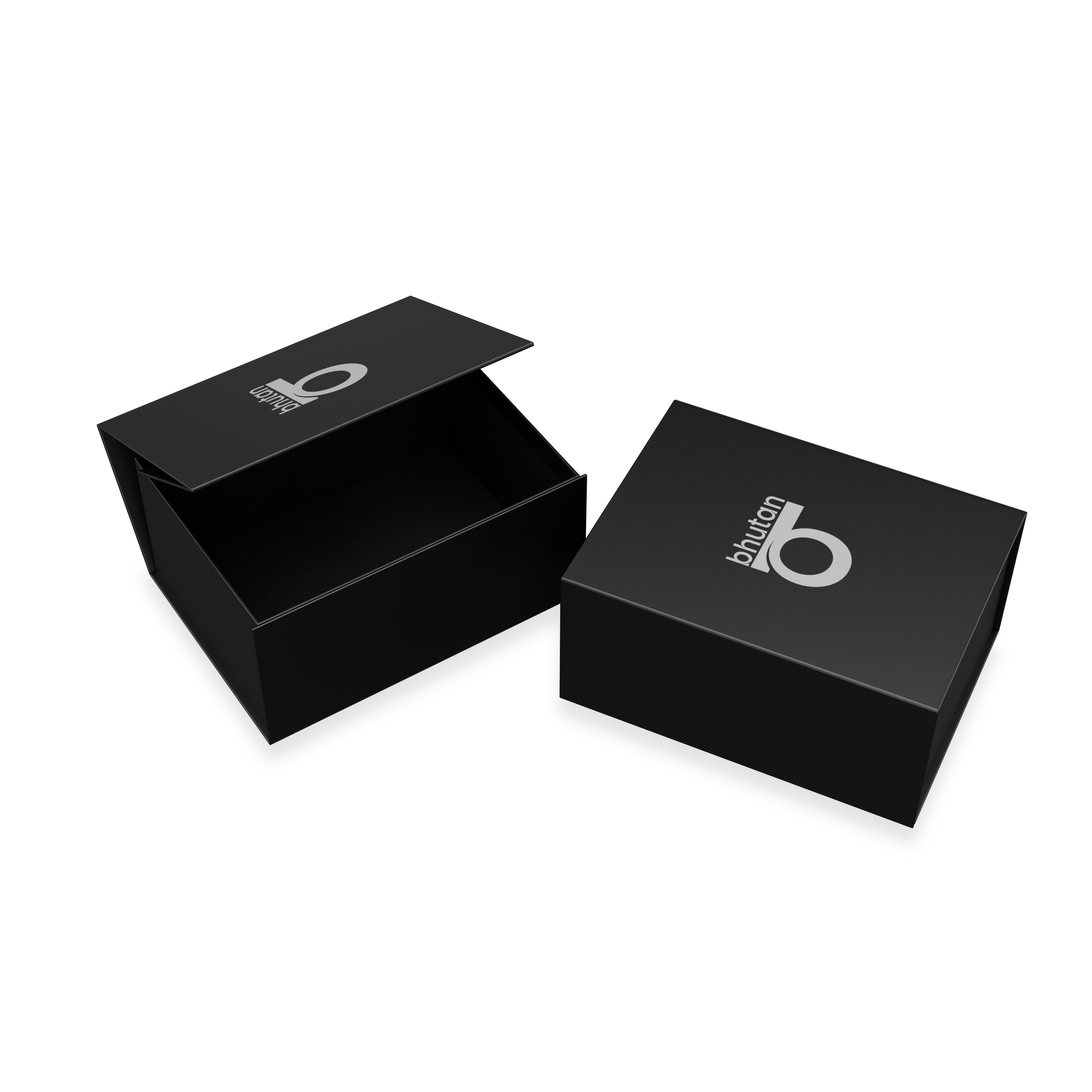 Small Matte Black Magnetic Gift Box 9