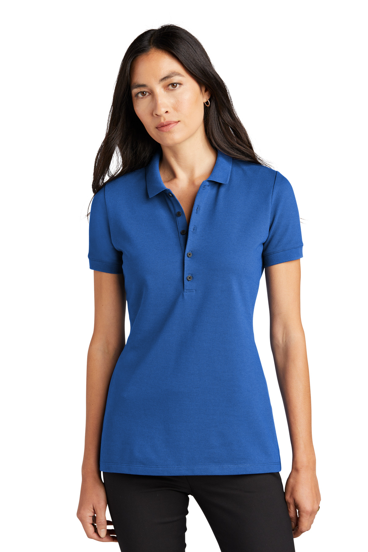 Mercer+Mettle Women's Stretch Heavyweight Pique Polo MM1001 3