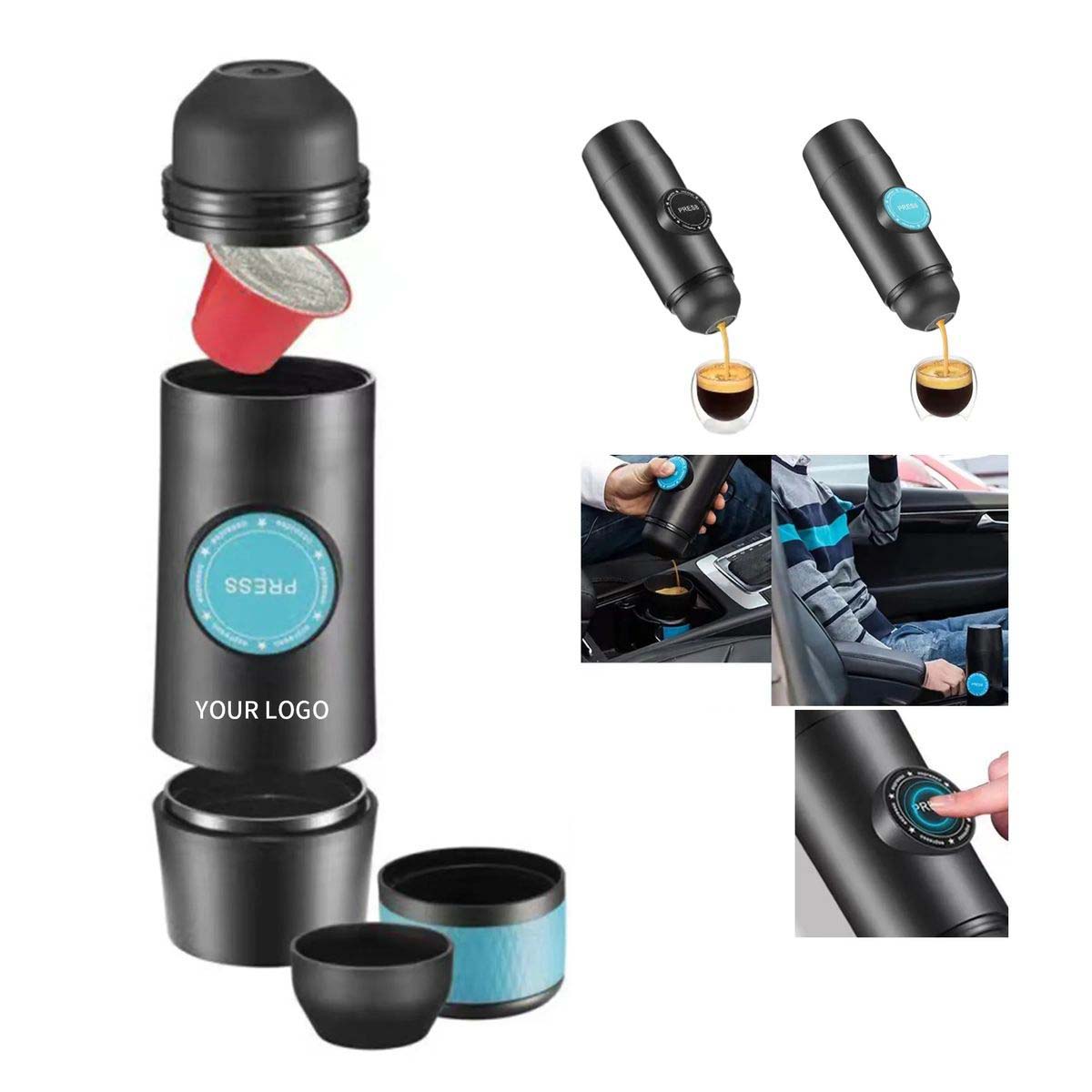 Portable Espresso Coffee Maker with Lithium Battery 2