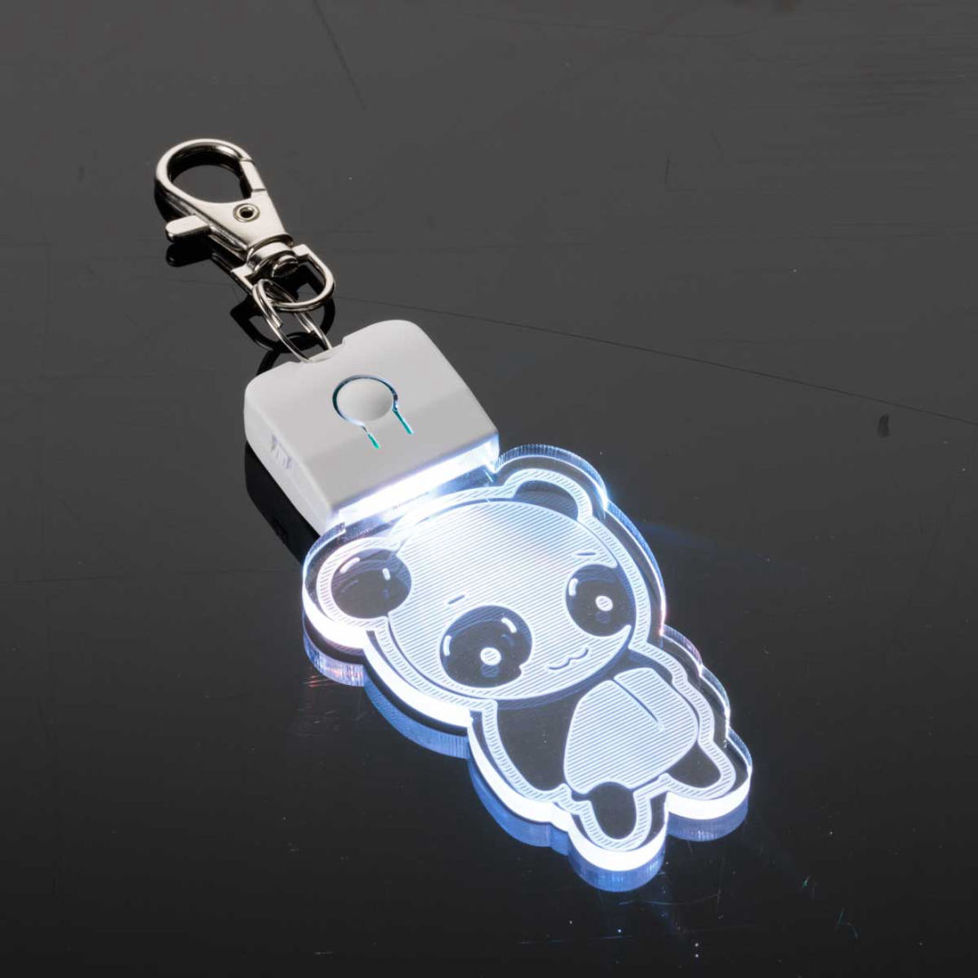 Acrylic Keychain - Custom Shapes with Zinc Alloy Clip 3
