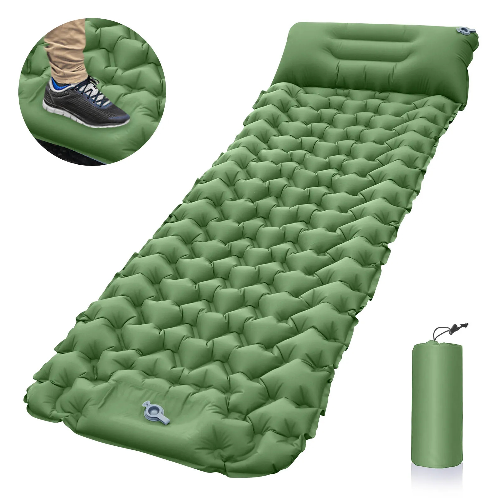Inflatable Sleeping Mat with Portable Pouch 8