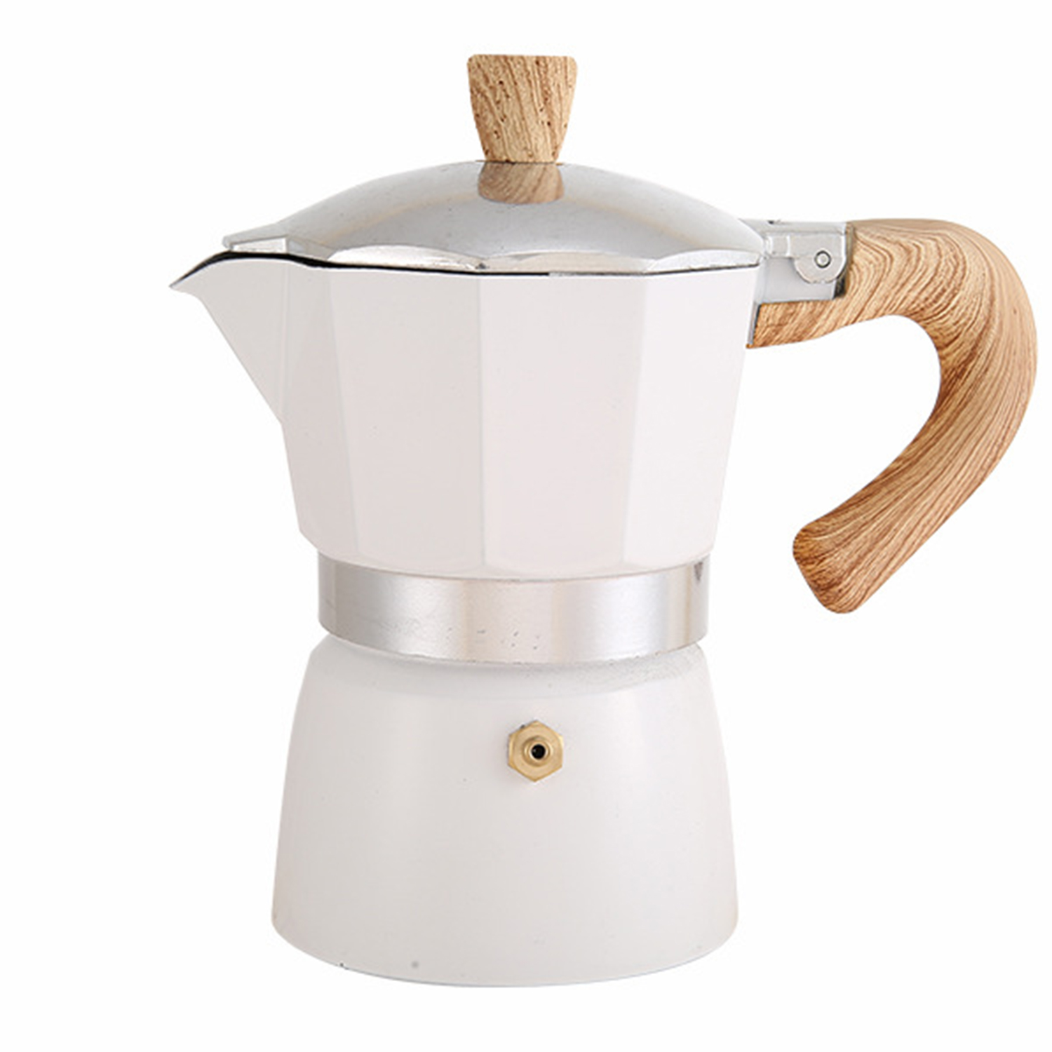 Aluminum Stovetop Espresso Maker Pot 6