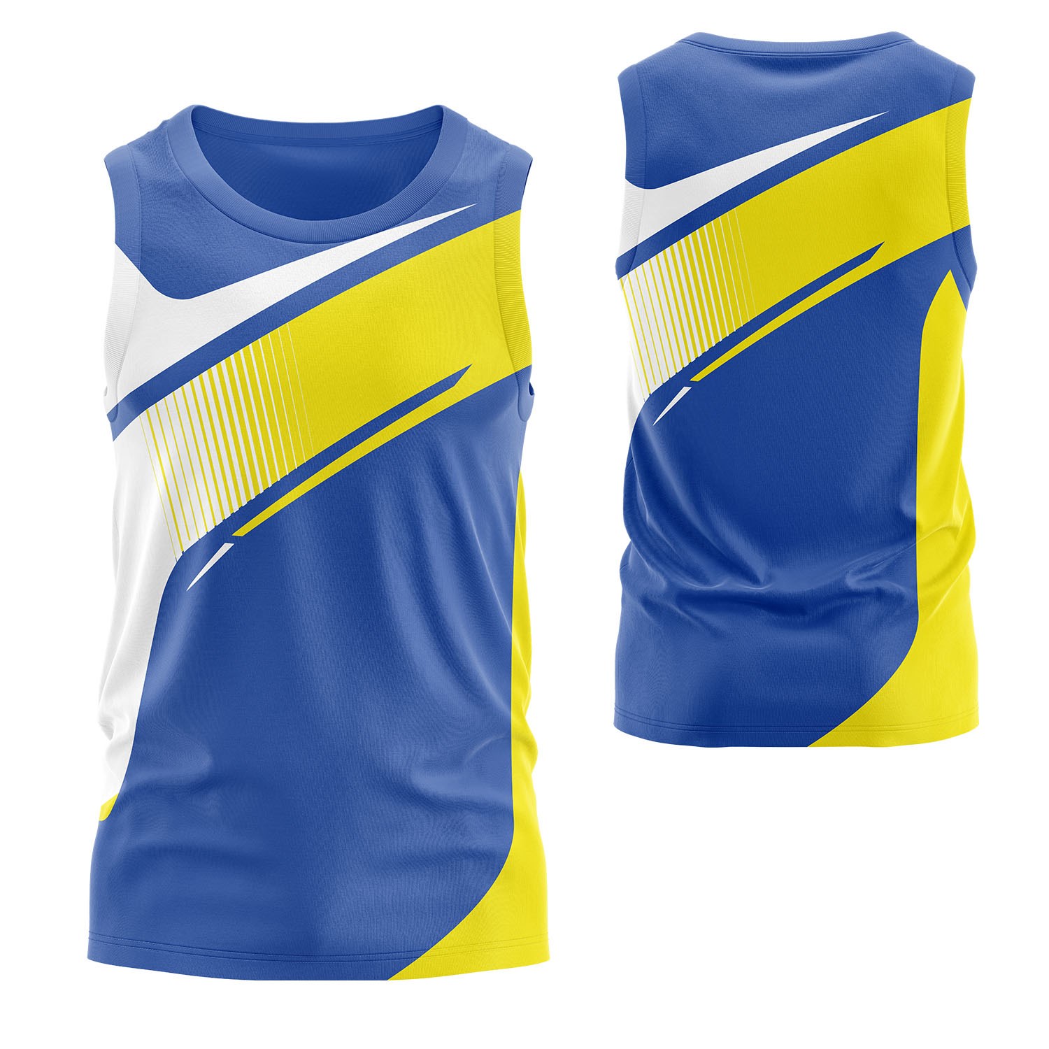 Unisex 125 GSM Woven Roving Performance Sublimation Tank Tops 4