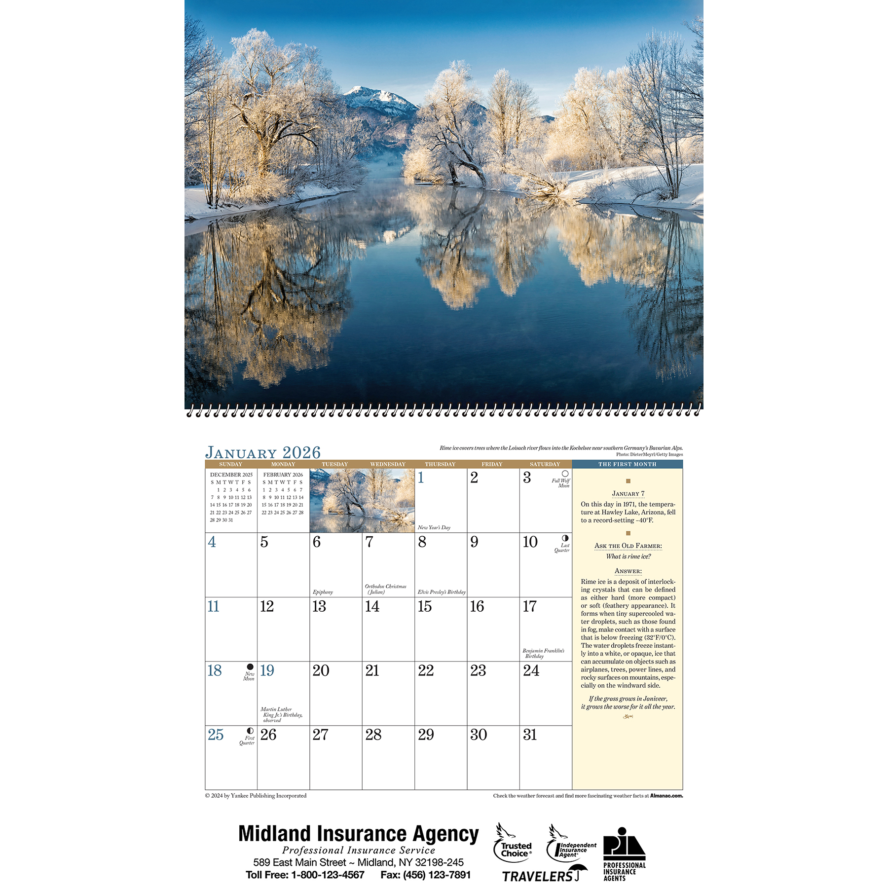 The Old Farmer's Almanac® Weather Watcher's: 2027 Spiral Bound 3