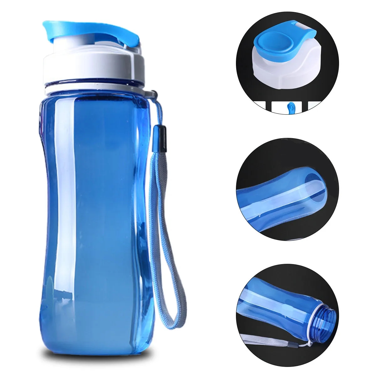 Portable Sports Bycicle Leakproof Plastic Water Bottle 4