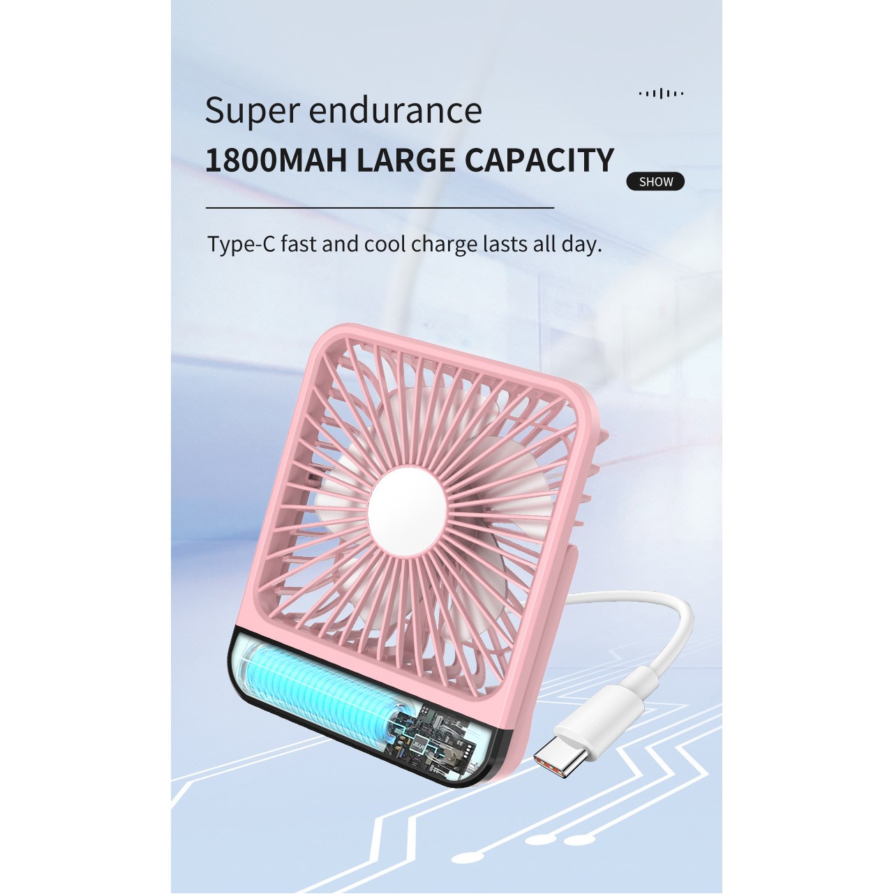 Usb Cooling Portable Fan 4