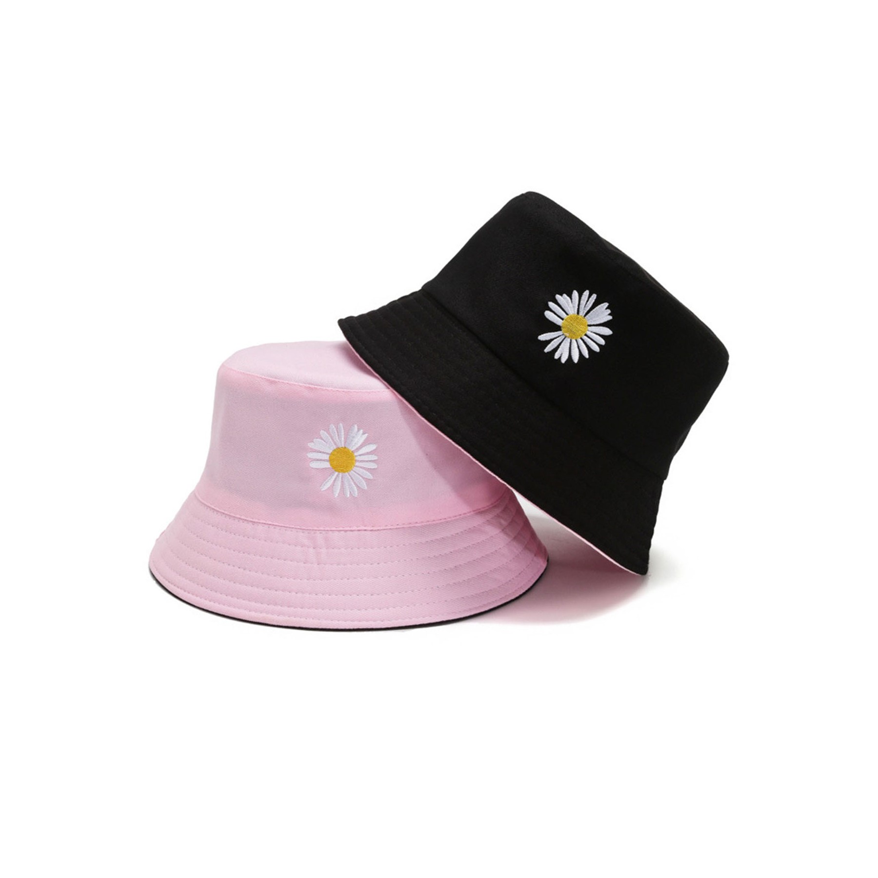 Reversible Cotton Bucket Hat 4
