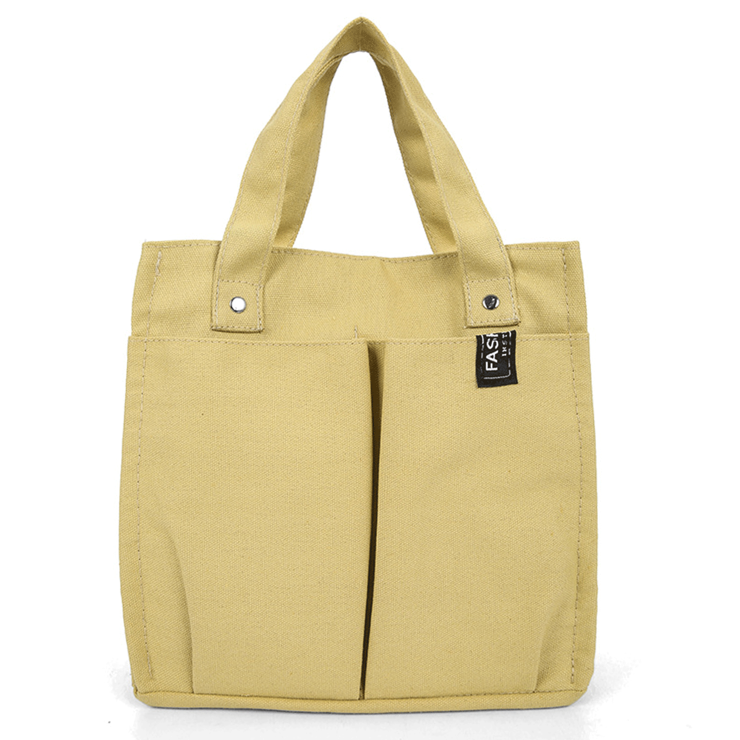 Multiple Pockets large shopping shoulder Canvas Tote Bag 19