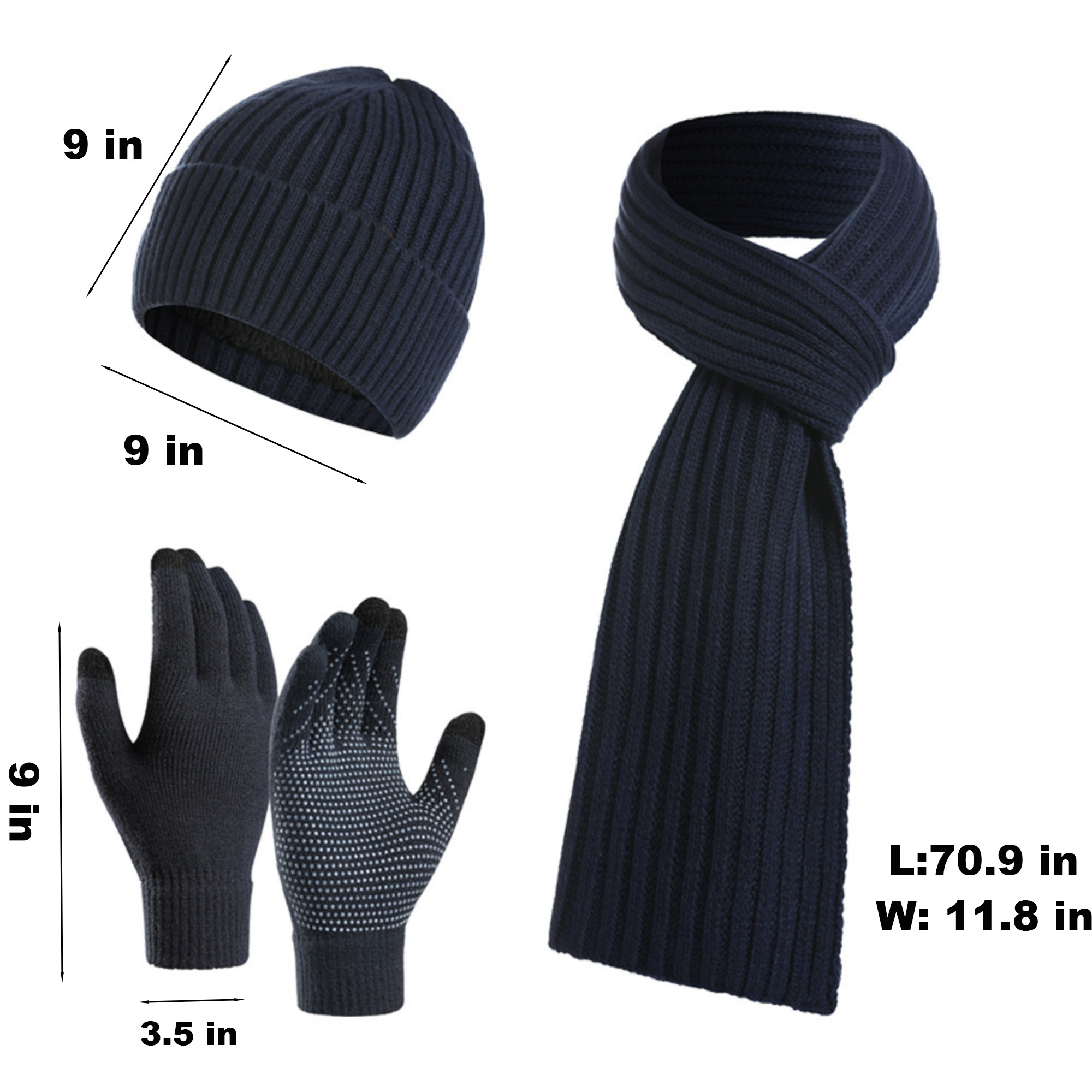 Waterproof Insulated Winter Ski Gloves with Grip 11