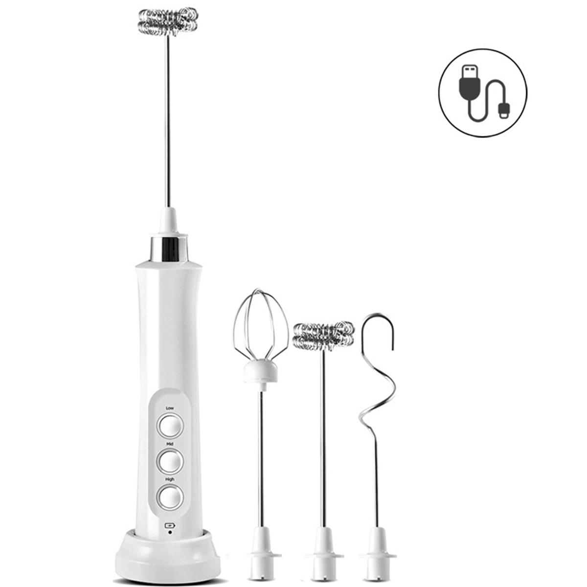 Electric Handheld Milk Frother 3