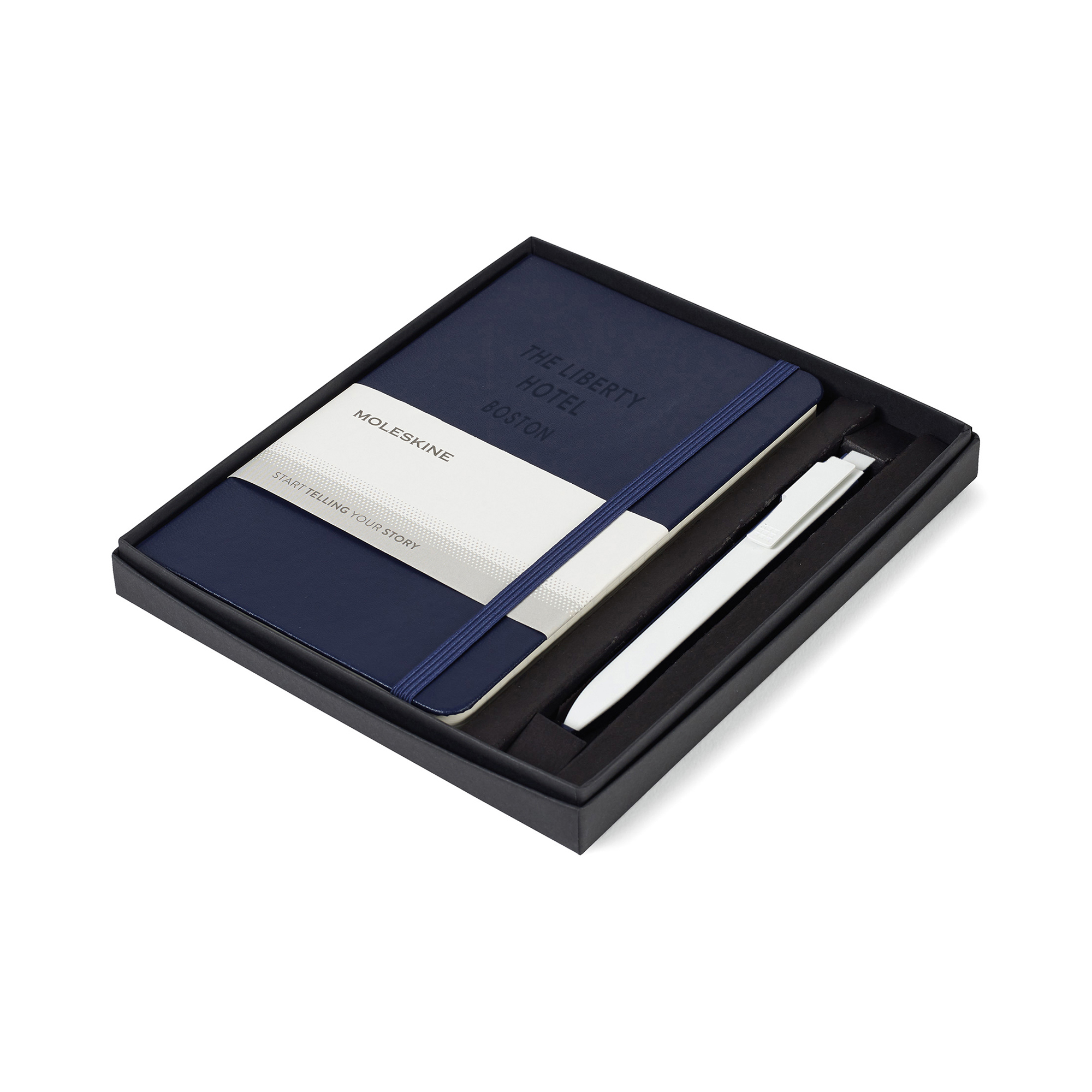 Moleskine® Medium Notebook and GO Pen Gift Set 17