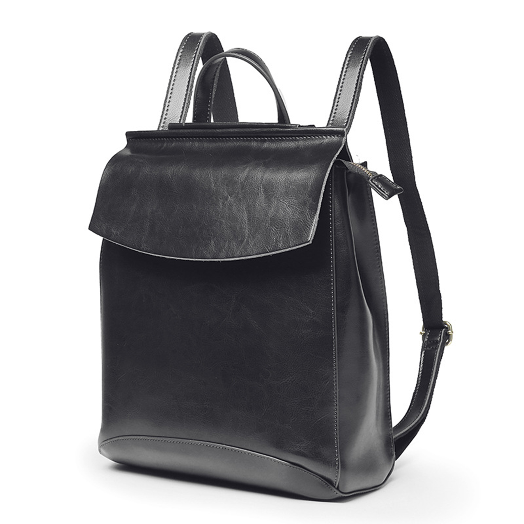 Genuine leather women's bag backpack 4
