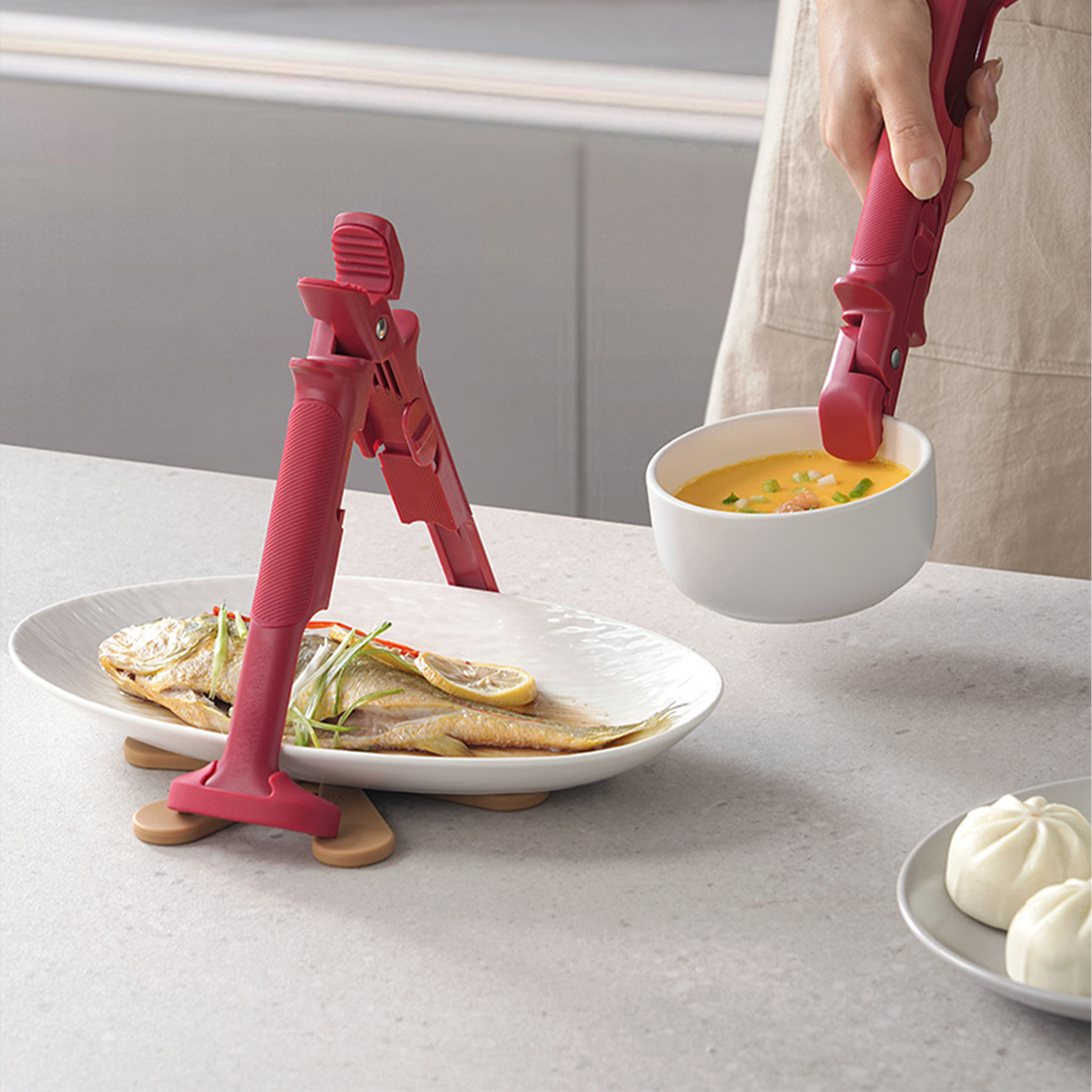 Abs Kitchen Heat-Resistant Bowl Holder 3