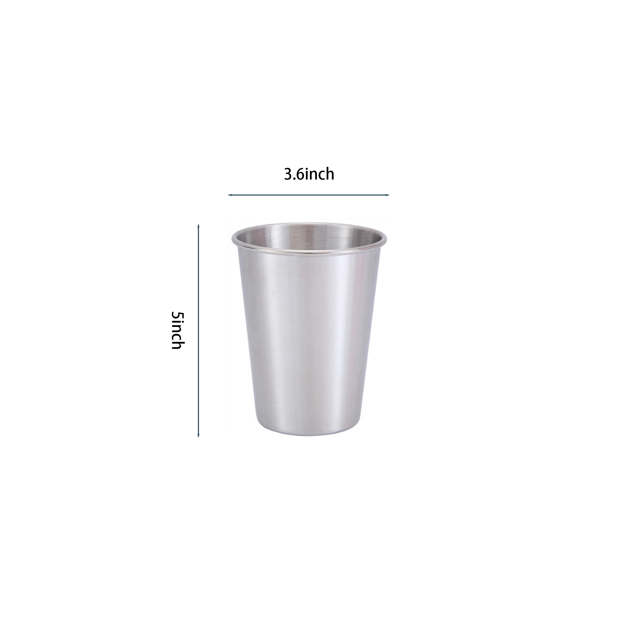 Stainless Steel Pint Glass 16 oz MOQ 100 PCS 2