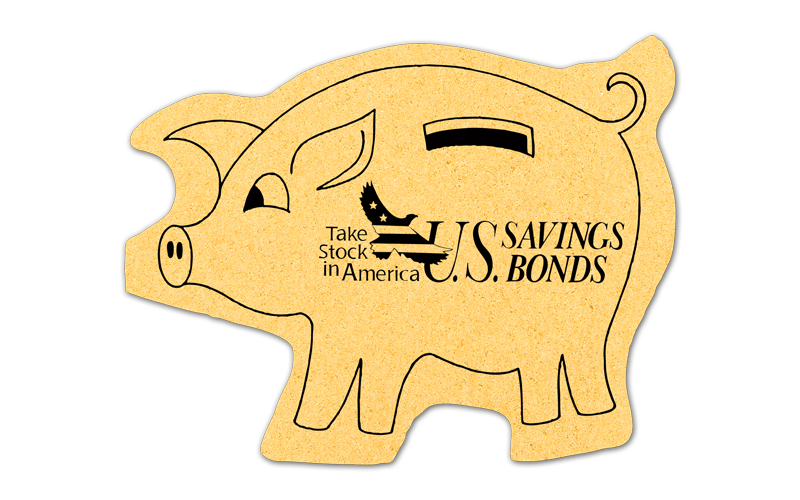 Piggy Bank Compressed Sponge 5PG 6