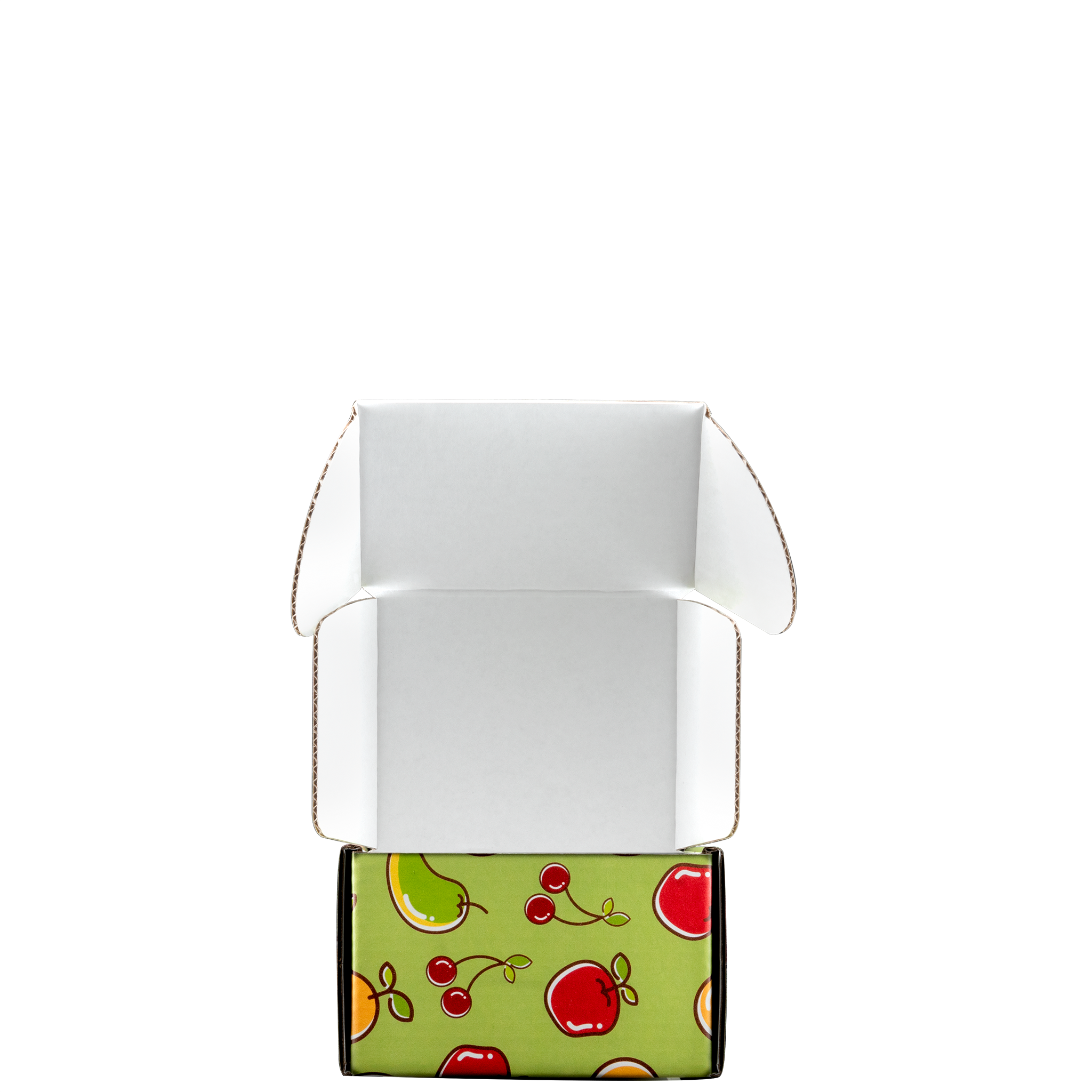 Mailing Box, B-Flute6" x 5" x 4" - White - B - 120 sq in 2