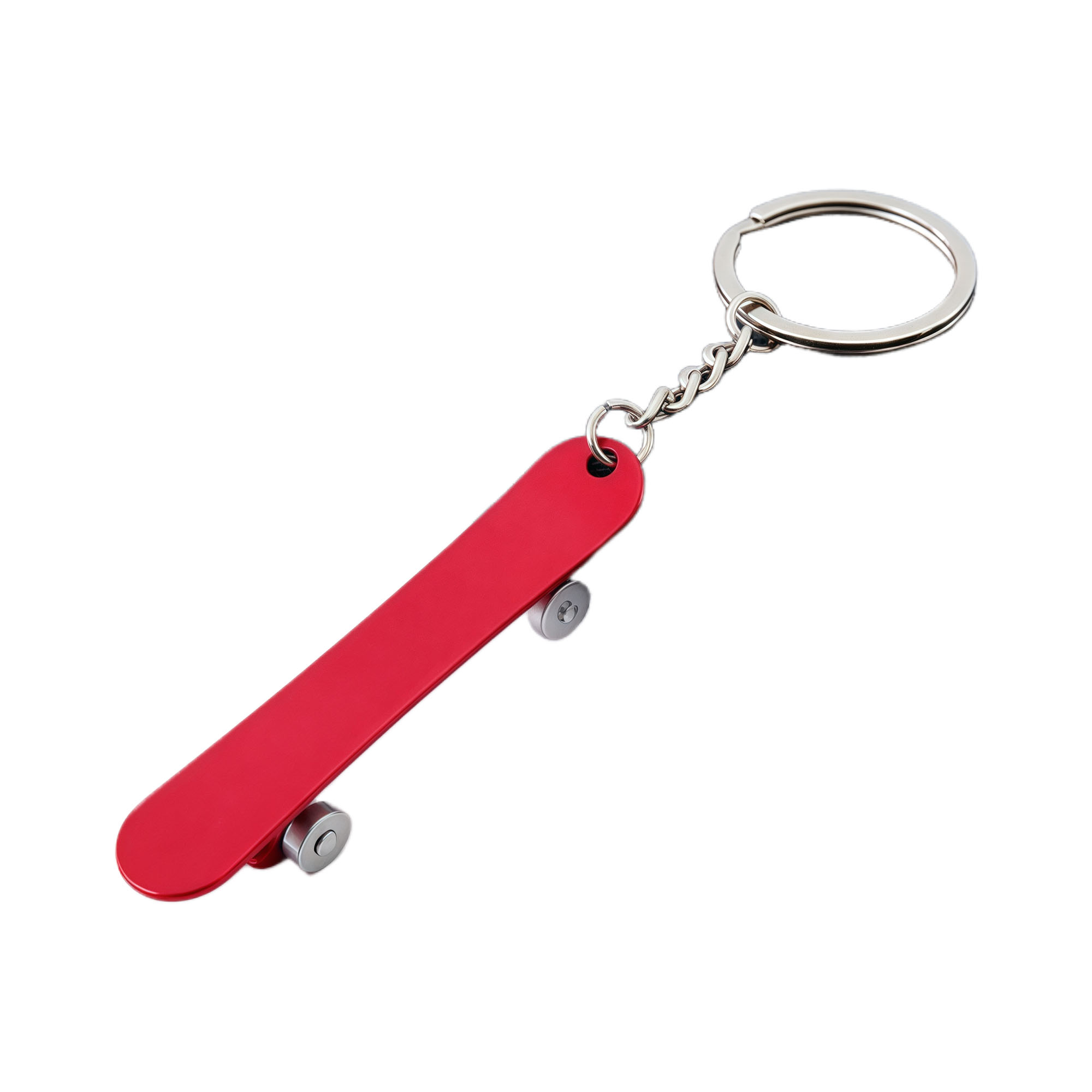 Creative Metal Skateboard Keychain with Bottle Opener 1