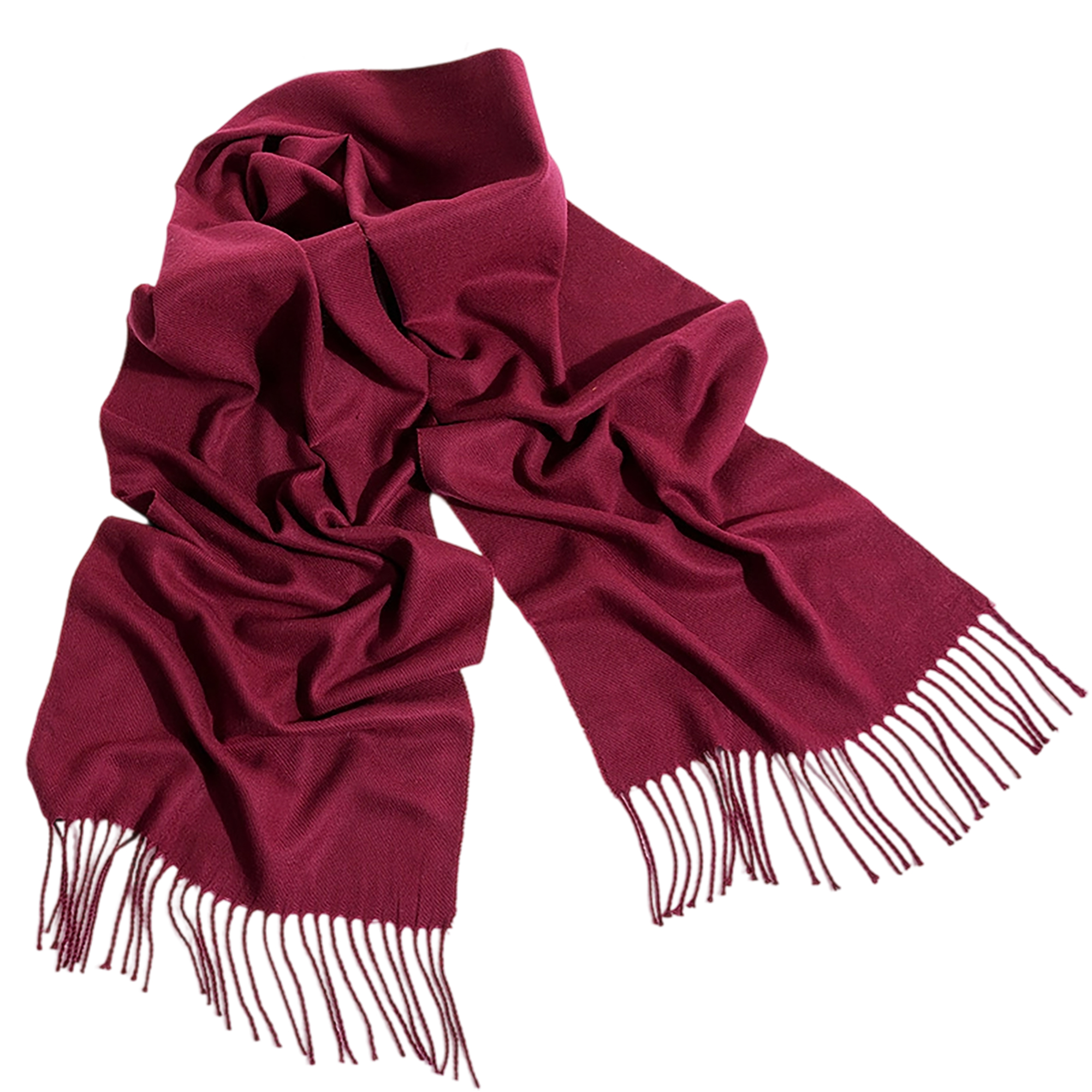 Pashmina Woven Scarf Long Soft Fabric With Fringe 27" x 78" 11