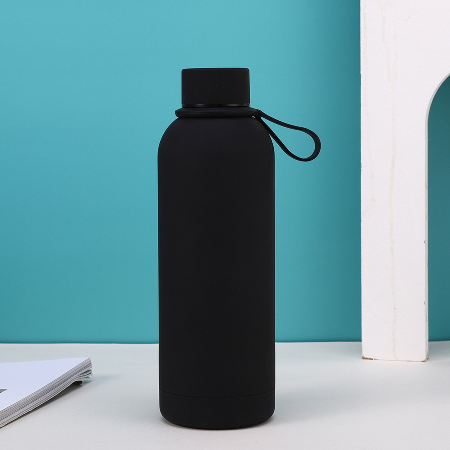 Small Mouth Bottle Stainless Steel Vacuum Insulated Cup With Handheld 4