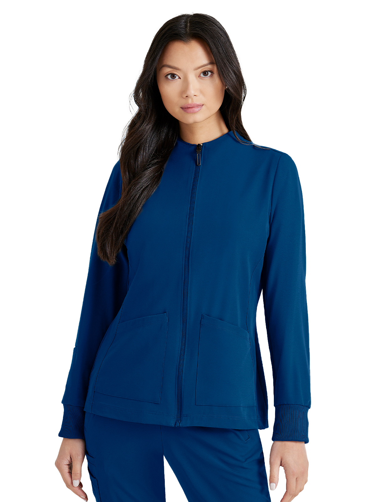 Barco Unify - Women's Three-Pocket Zip-Up Team Warm-Up Scrub Jacket 14