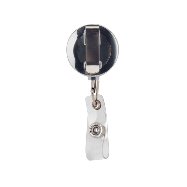 Metal Retractable Badge Reel with Belt Clip 2