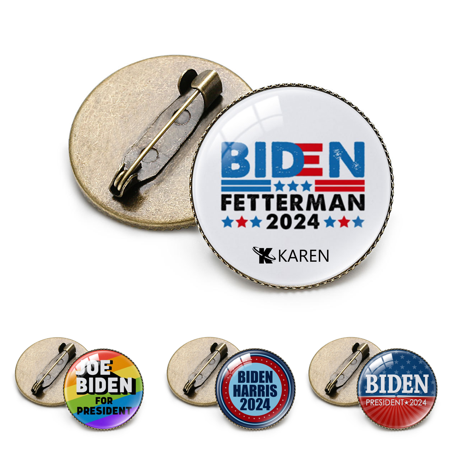 Biden for President Lapel Pins 3