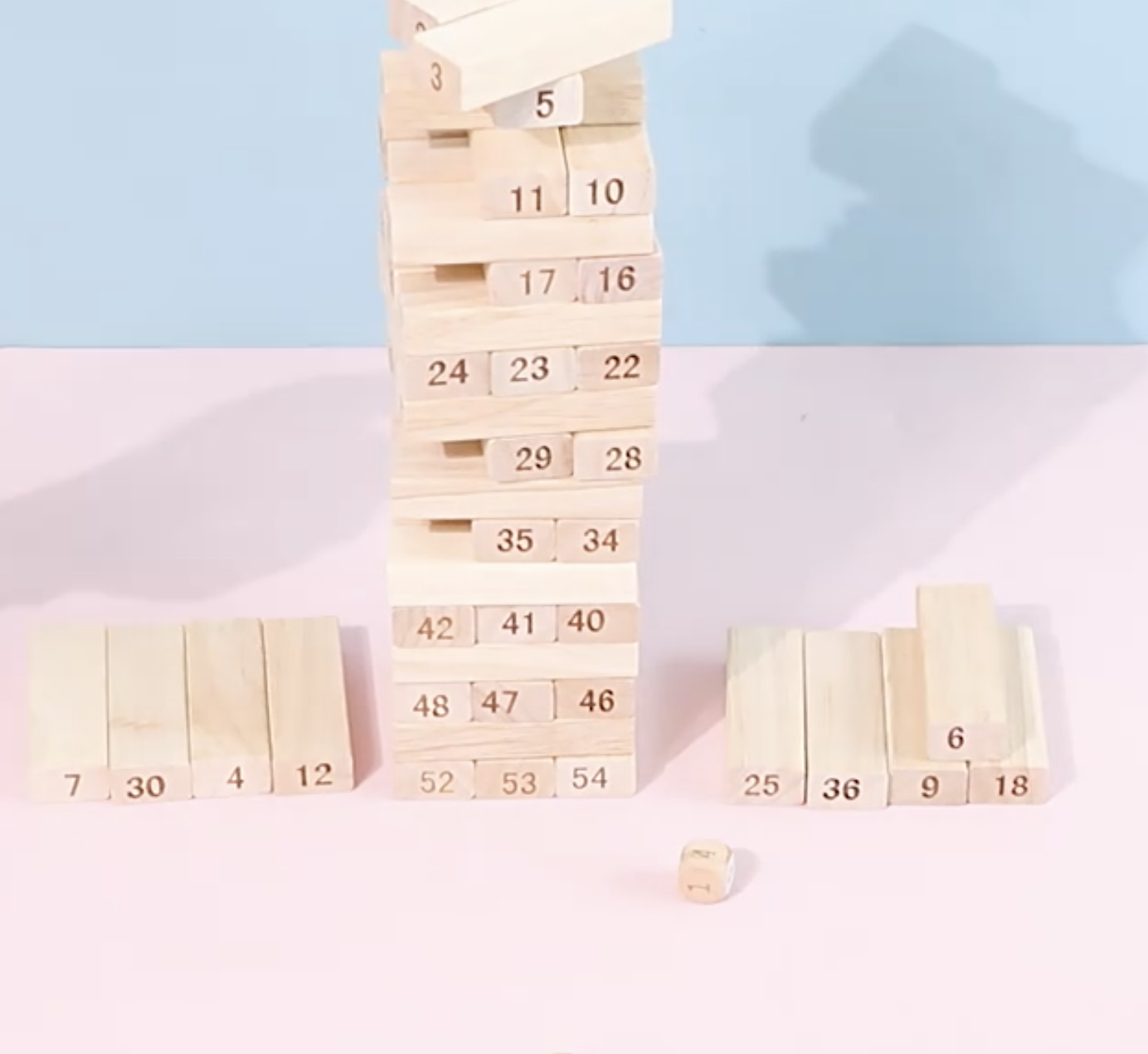 The Original Wood Block Game with Genuine Hardwood Blocks ( 54 pcs ) 5