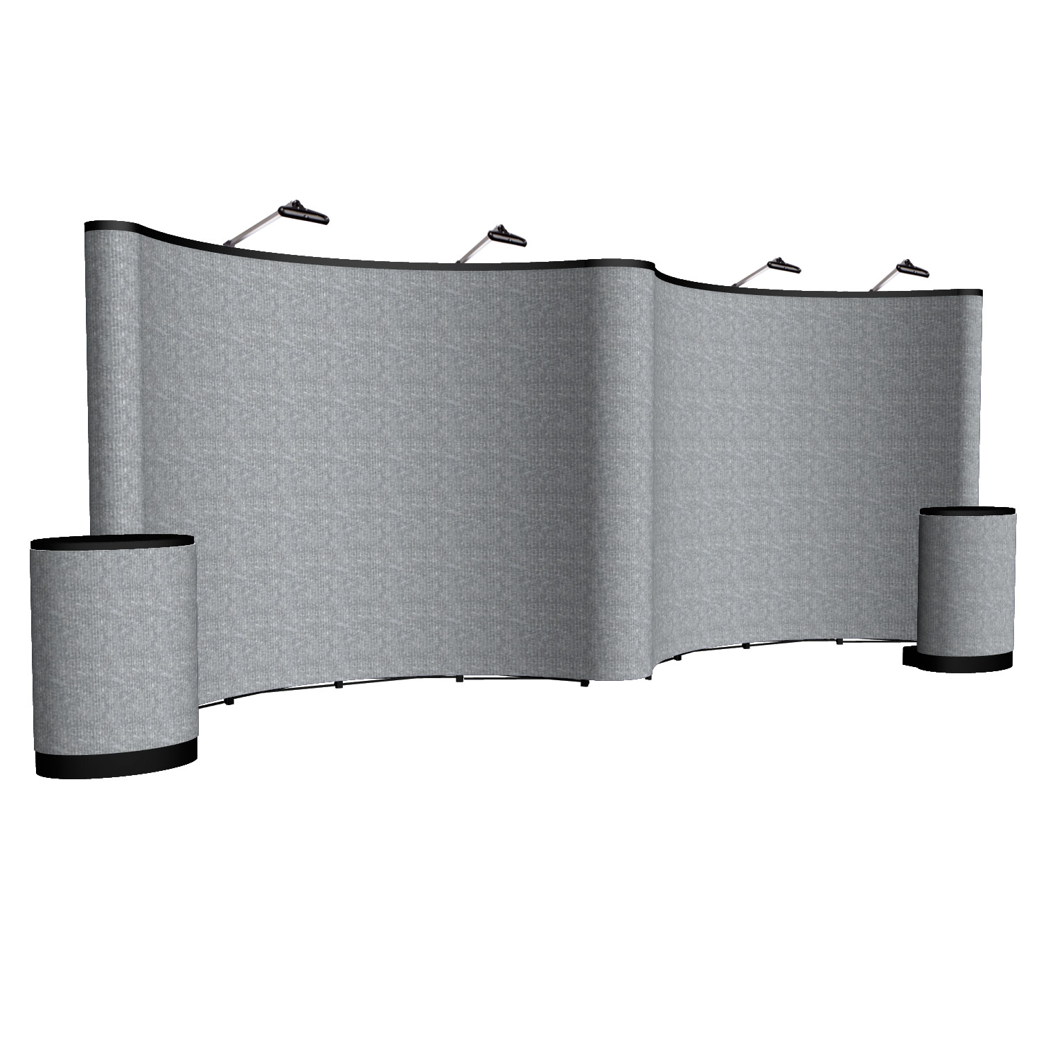 20' Gullwing ARISE Floor Display Kit (Fabric) 2