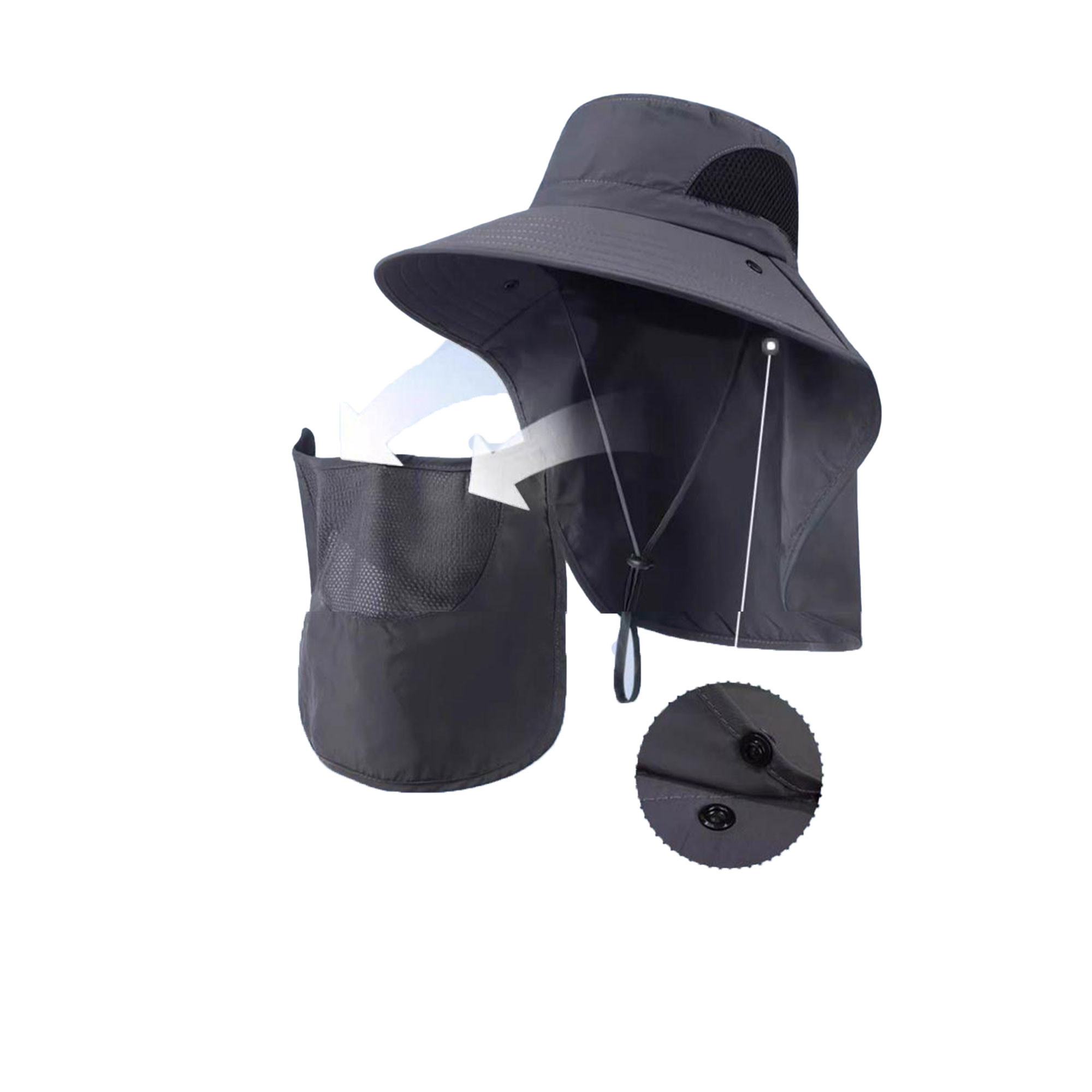 Travel Sun Hat With Face & Neck Coverage 3