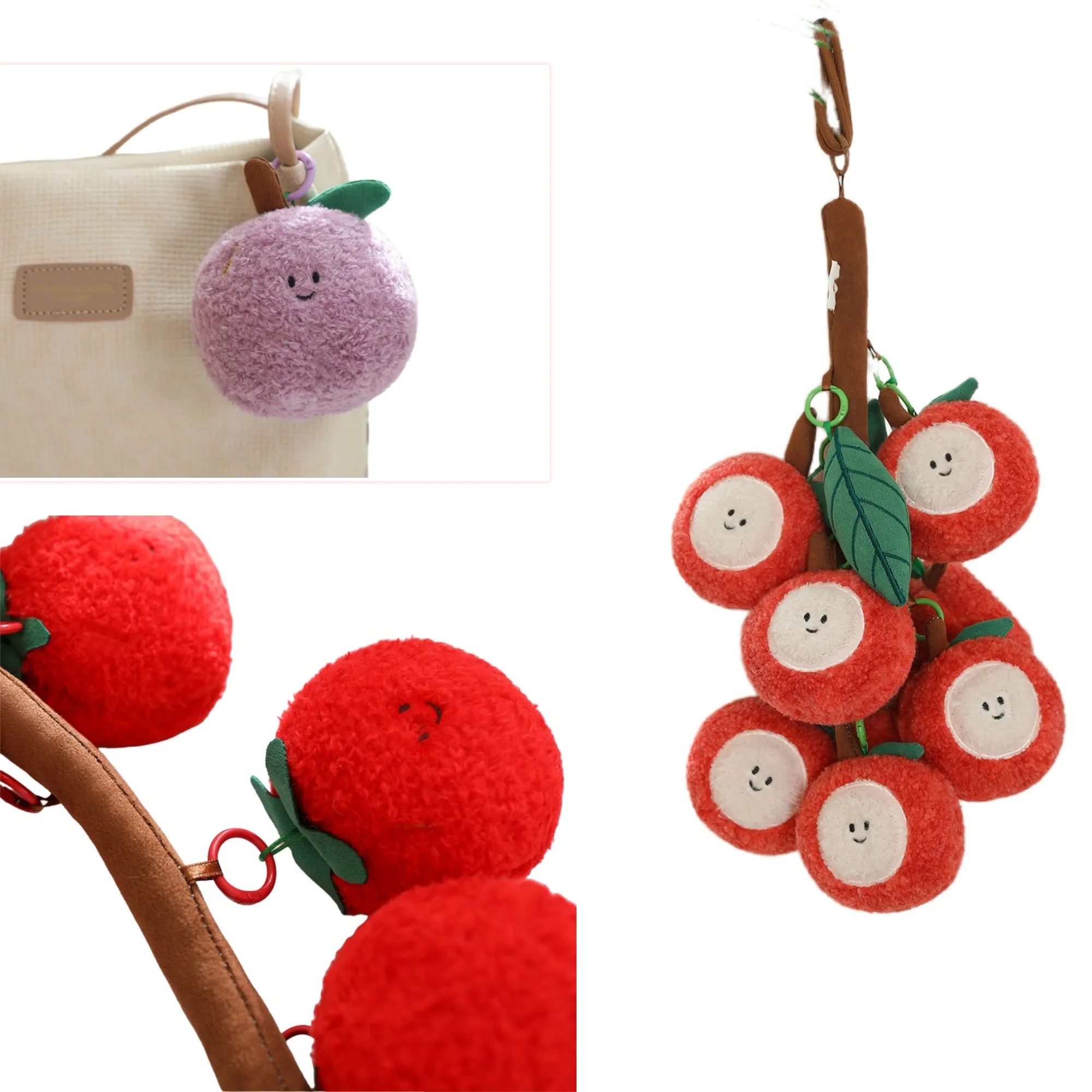 Plush Keychain Fluffy Hanging Charm 2